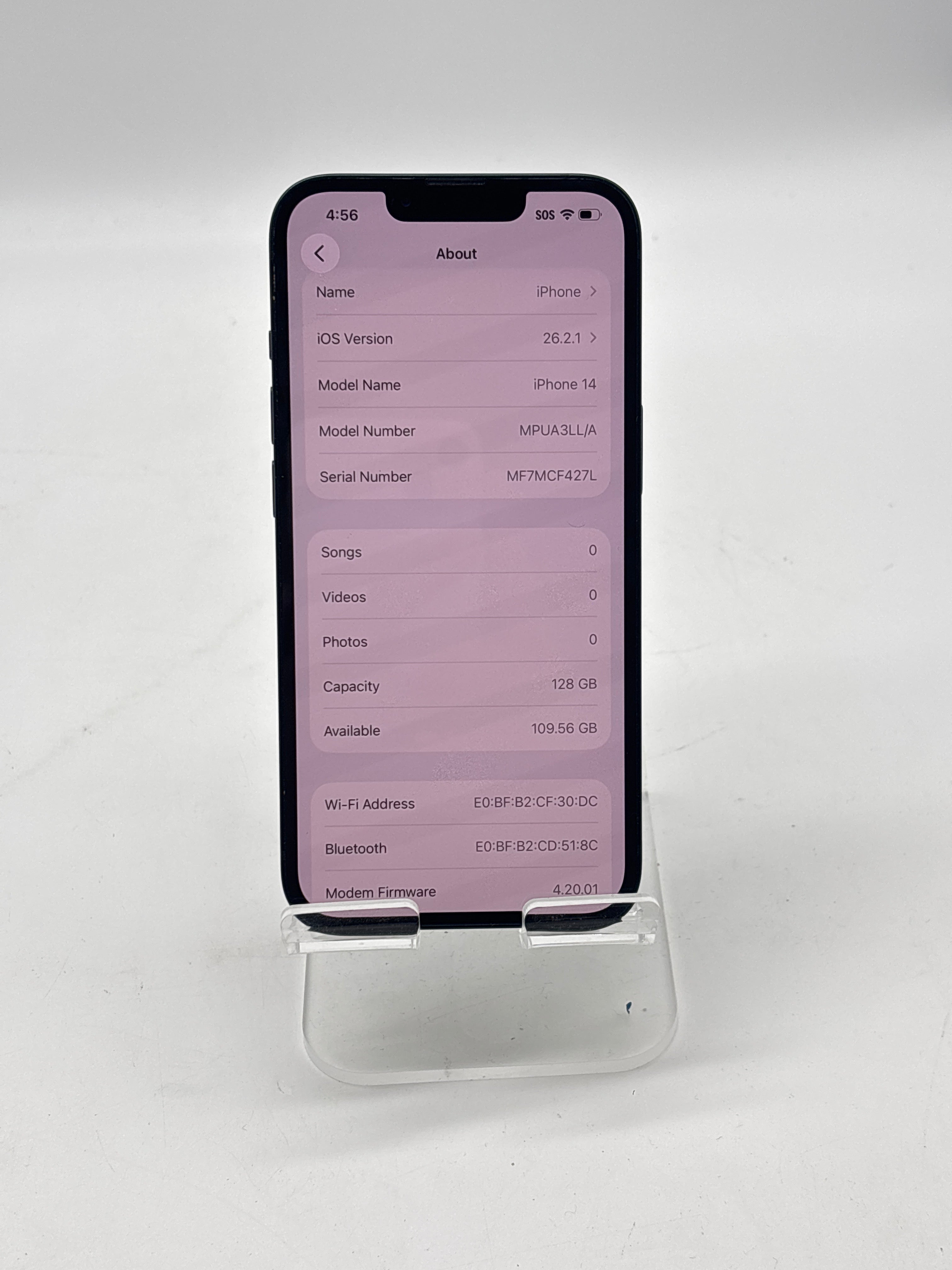 Apple iPhone 14 128GB T-Mobile Midnight - Used