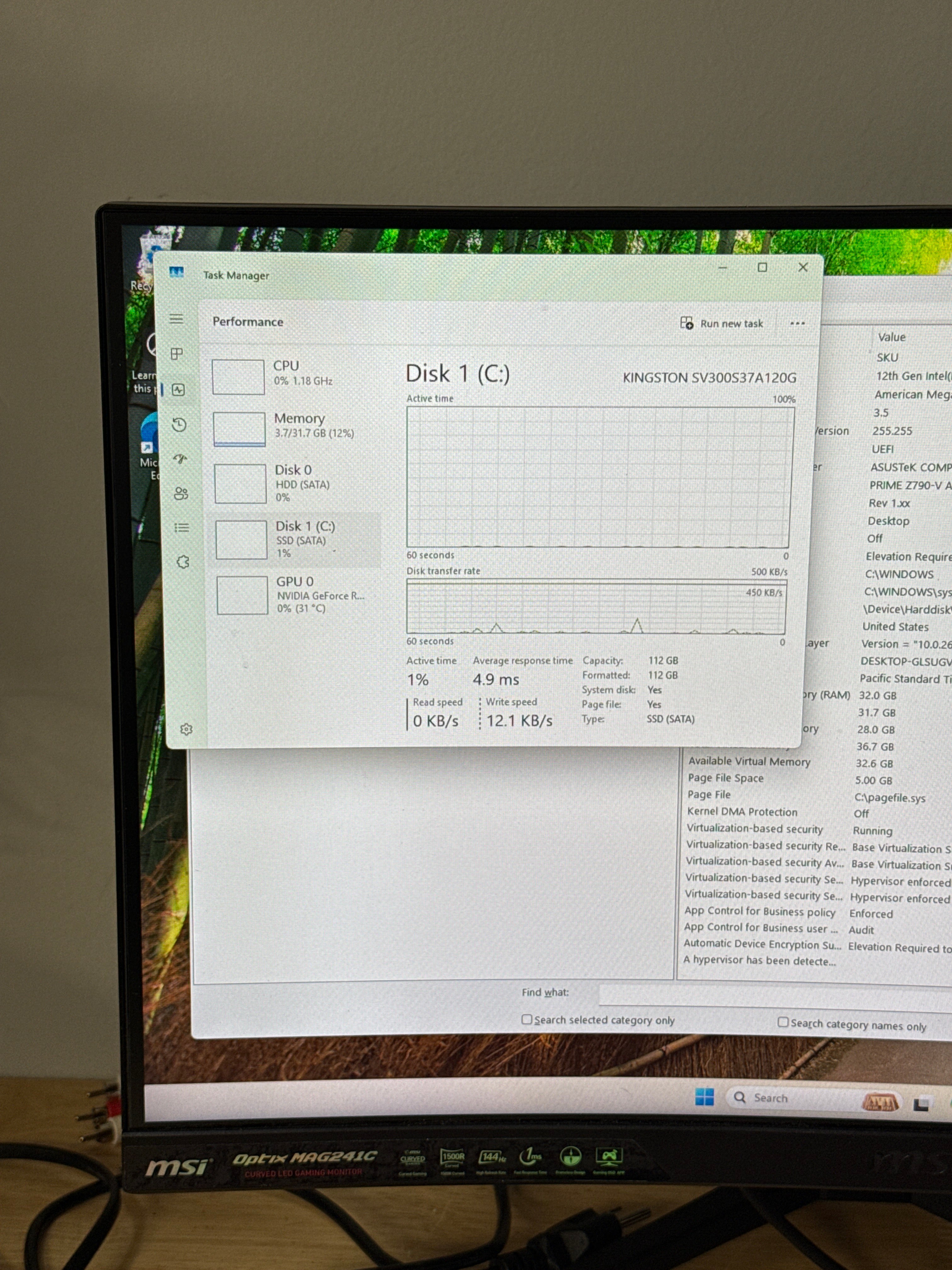 Custom PC i9-12900K 32GB RAM 1TB HDD + 120GB SSD RTX 3060 Ti