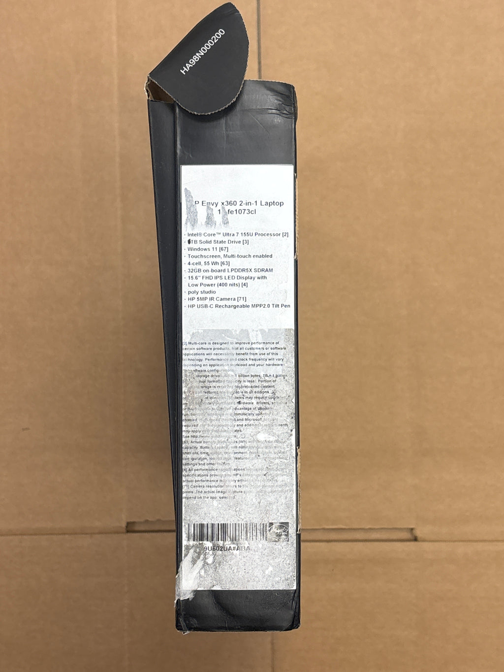 HP Envy x360 15-fe1073cl Ultra 7 32GB RAM 2 TB SSD - New Open Box