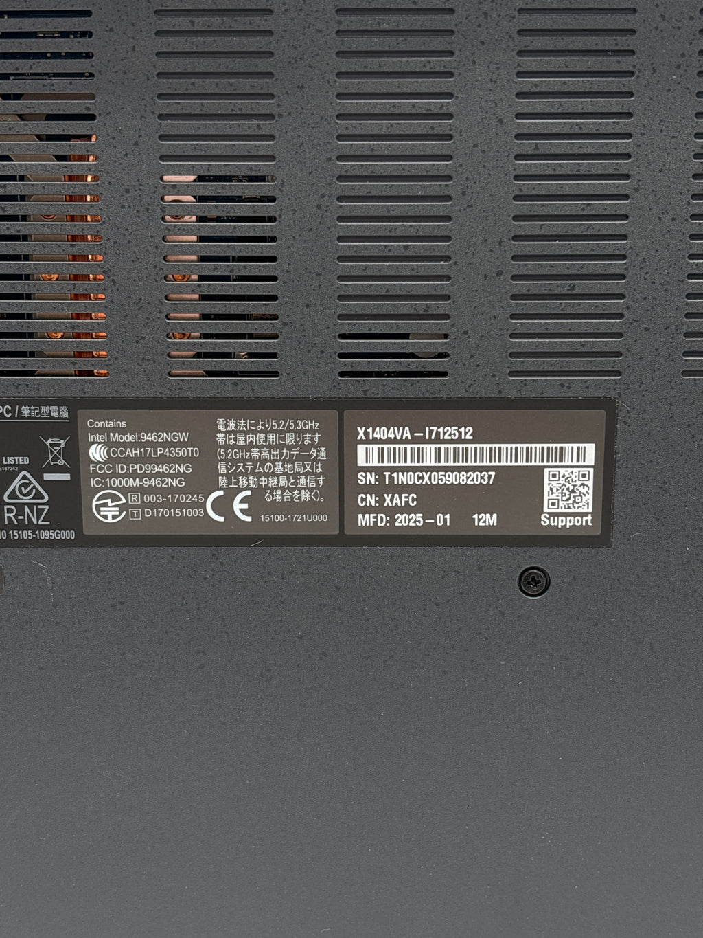 Asus Vivobook X1404VA i7-1355U 12GB RAM 512GB SSD