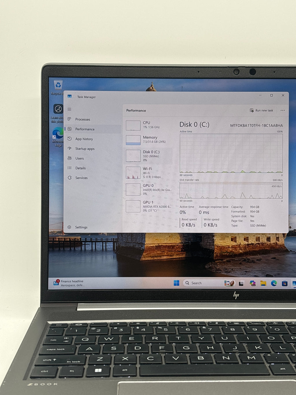 HP Zbook Power G9 i7-12800H 32GB RAM 1TB SSD RTX A2000
