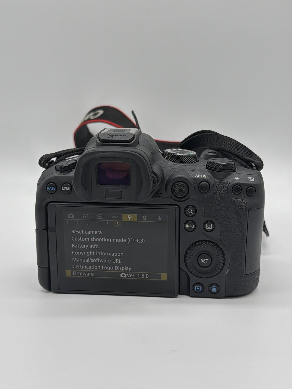 Canon EOS R6 Mark II 24.2MP Mirrorless Camera Black with Battery