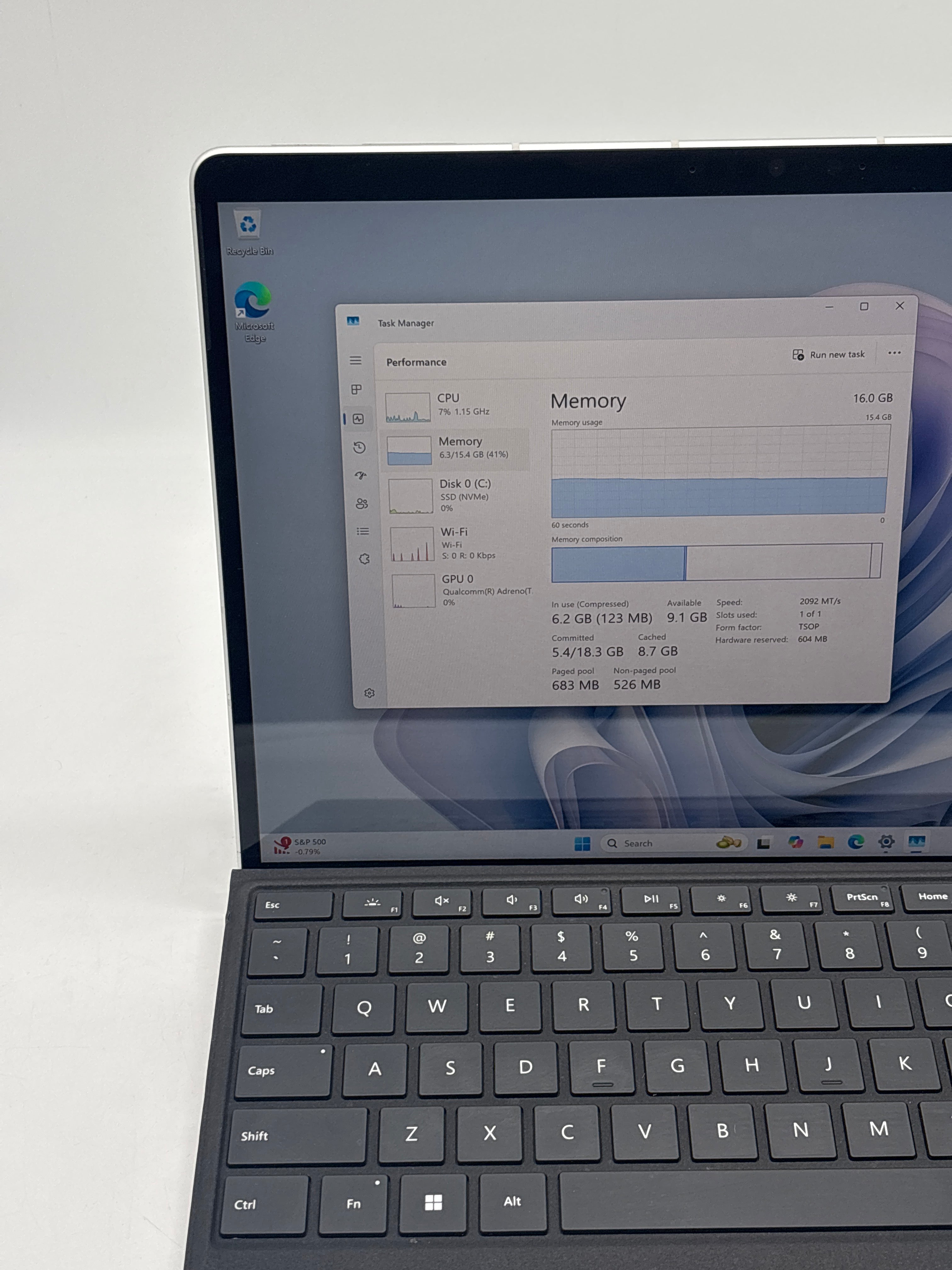 Microsoft Surface Pro 9 1997 SQ3 16GB RAM 512GB SSD