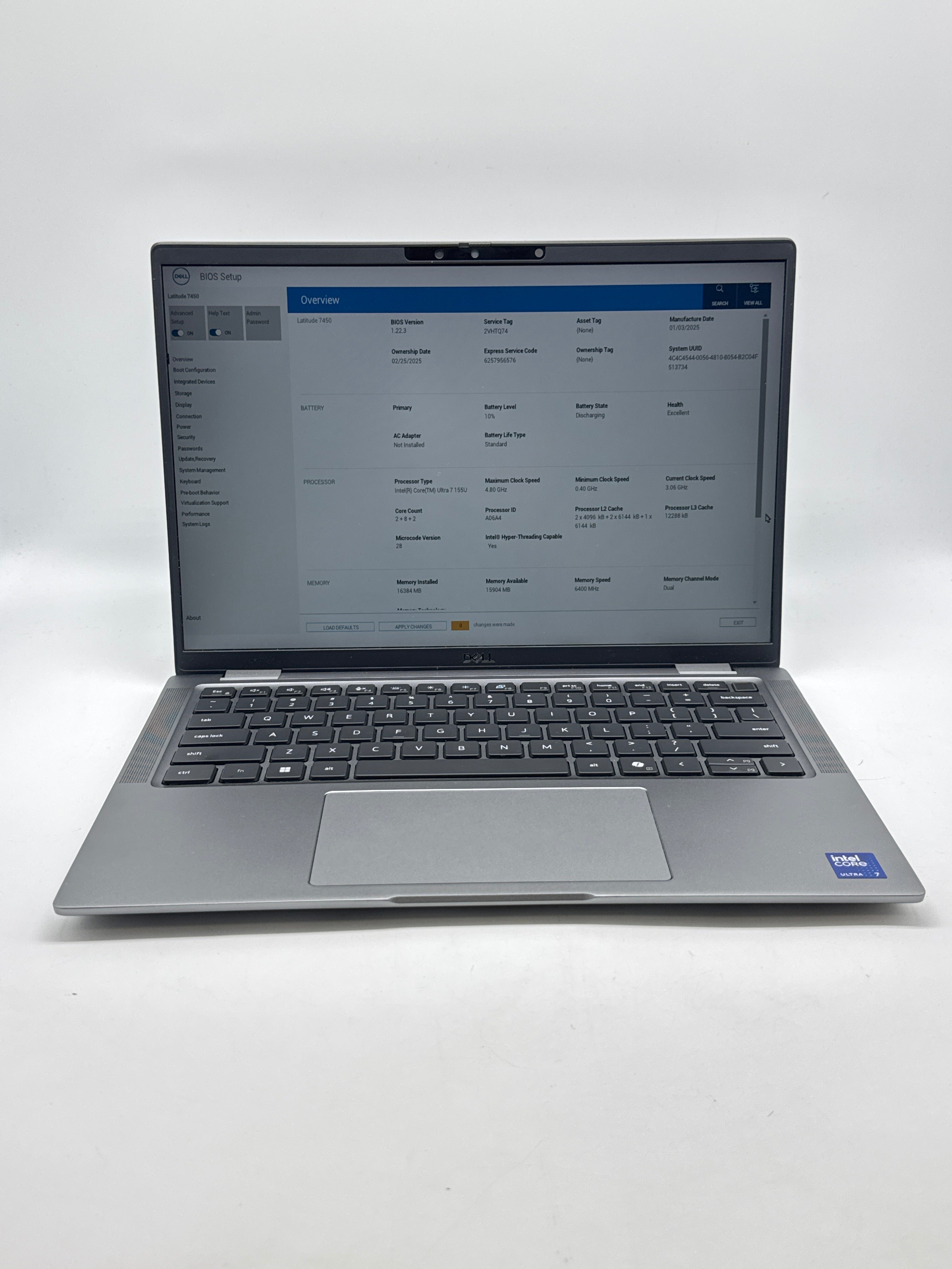 Dell Latitude 7450 14" Intel Ultra 7 155U 16GB 512GB SSD - Used