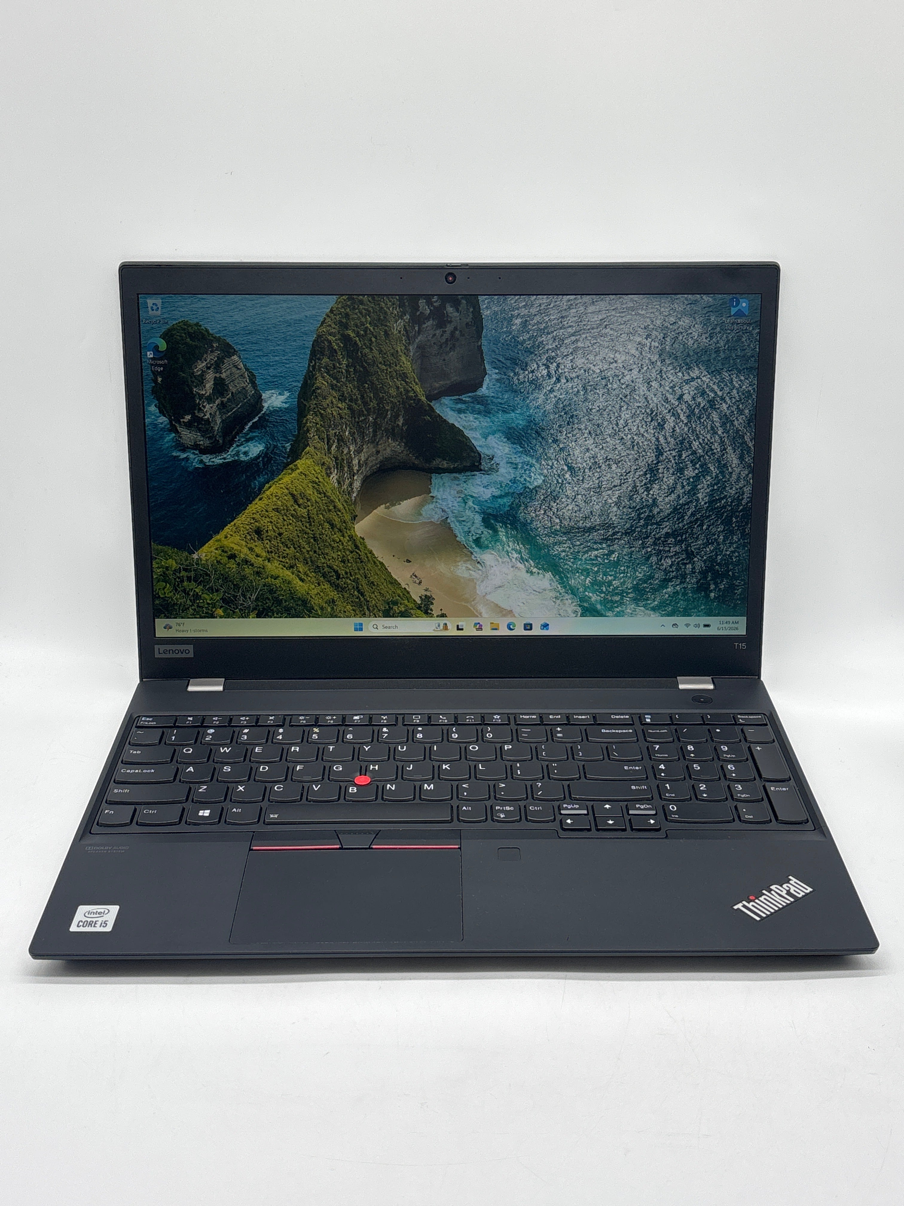 Lenovo ThinkPad T15 Gen 1 i5-10210U 16GB RAM 256GB SSD Used