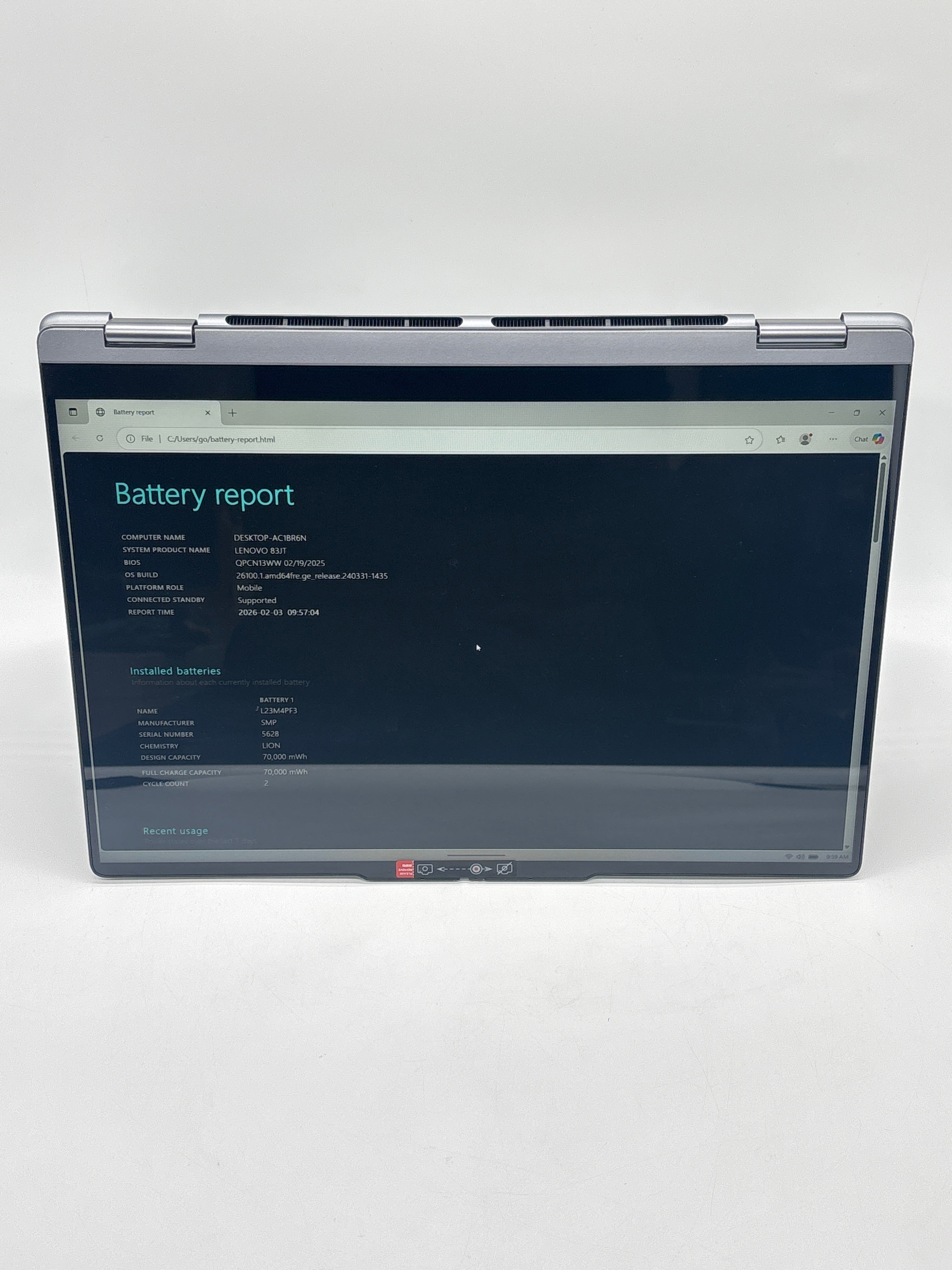 Lenovo Yoga 7 2-in-1 16ILL10 Ultra 5 226V 16GB RAM 512GB SSD - (Battery Health 100%)