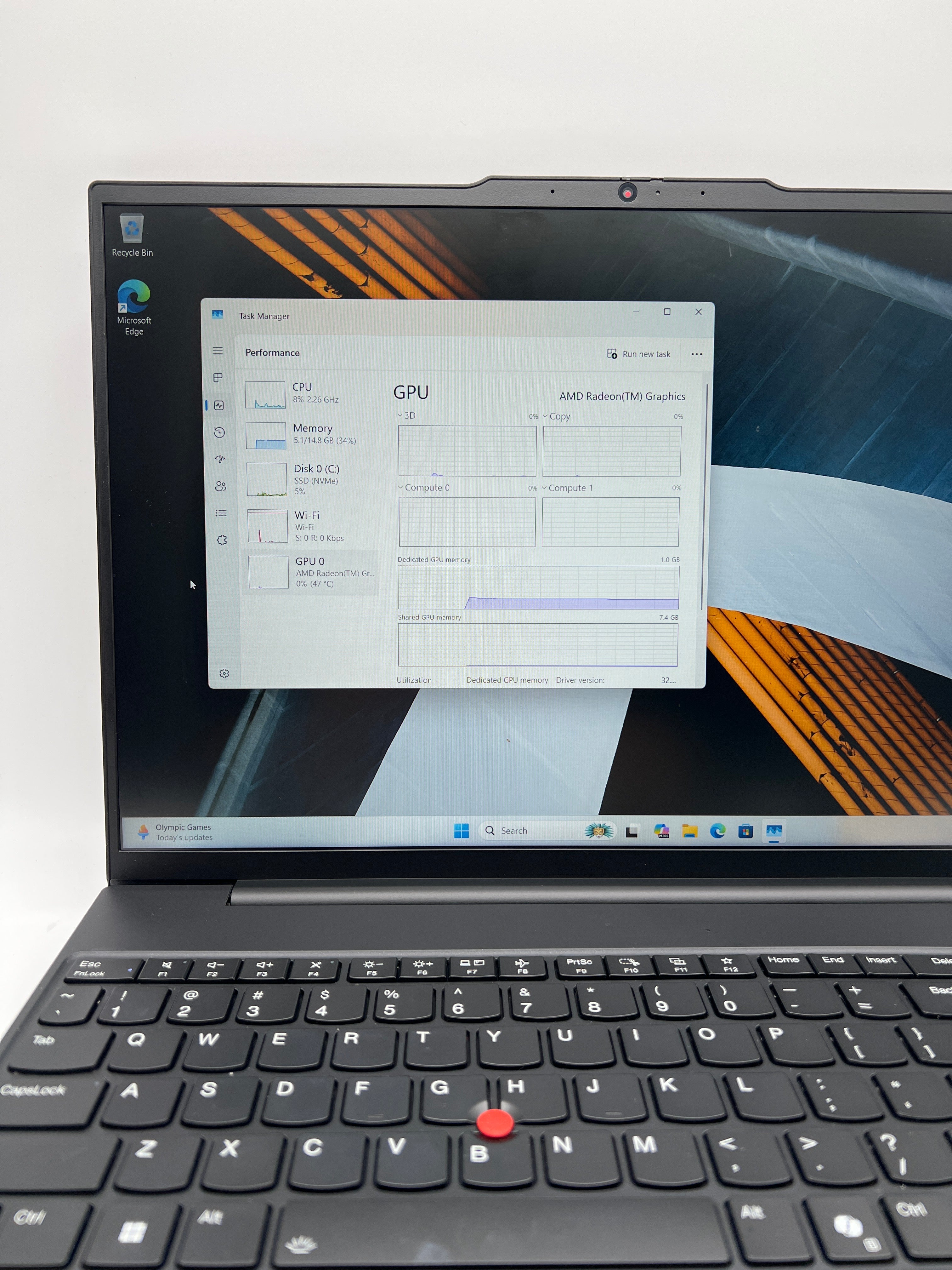 Lenovo ThinkPad E16 Gen 2 Ryzen 5 7535U 16GB RAM 512GB SSD - Used
