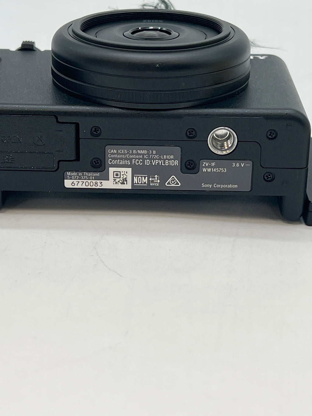 Sony ZV-1F Compact Digital Camera 20.1MP 4K Video - Used