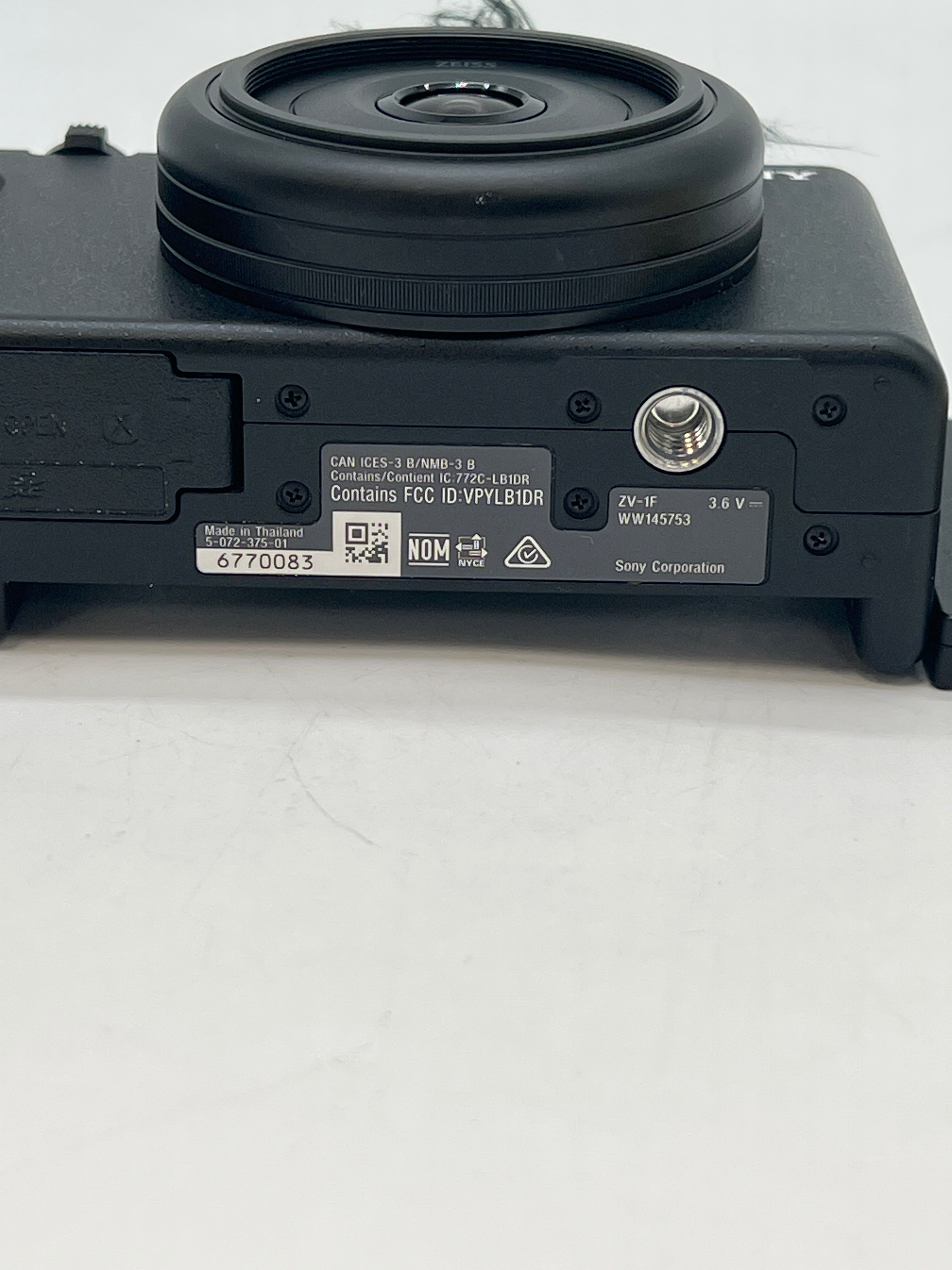 Sony ZV-1F Compact Digital Camera 20.1MP 4K Video - Used