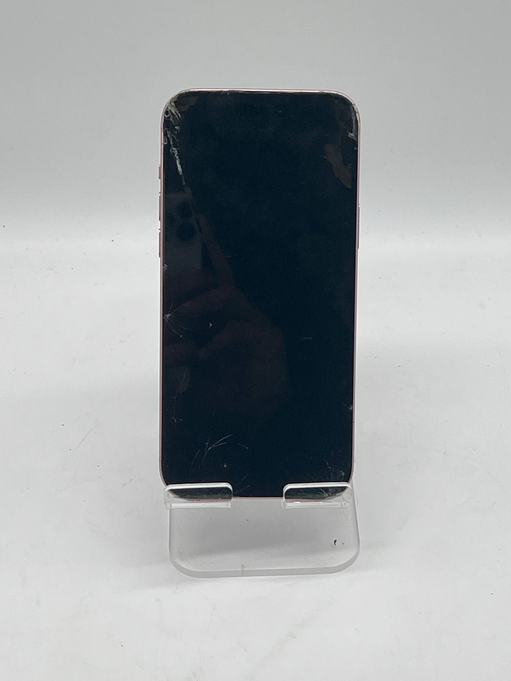 Apple iPhone 15 Plus 128GB AT&T Pink Front and Back cracked