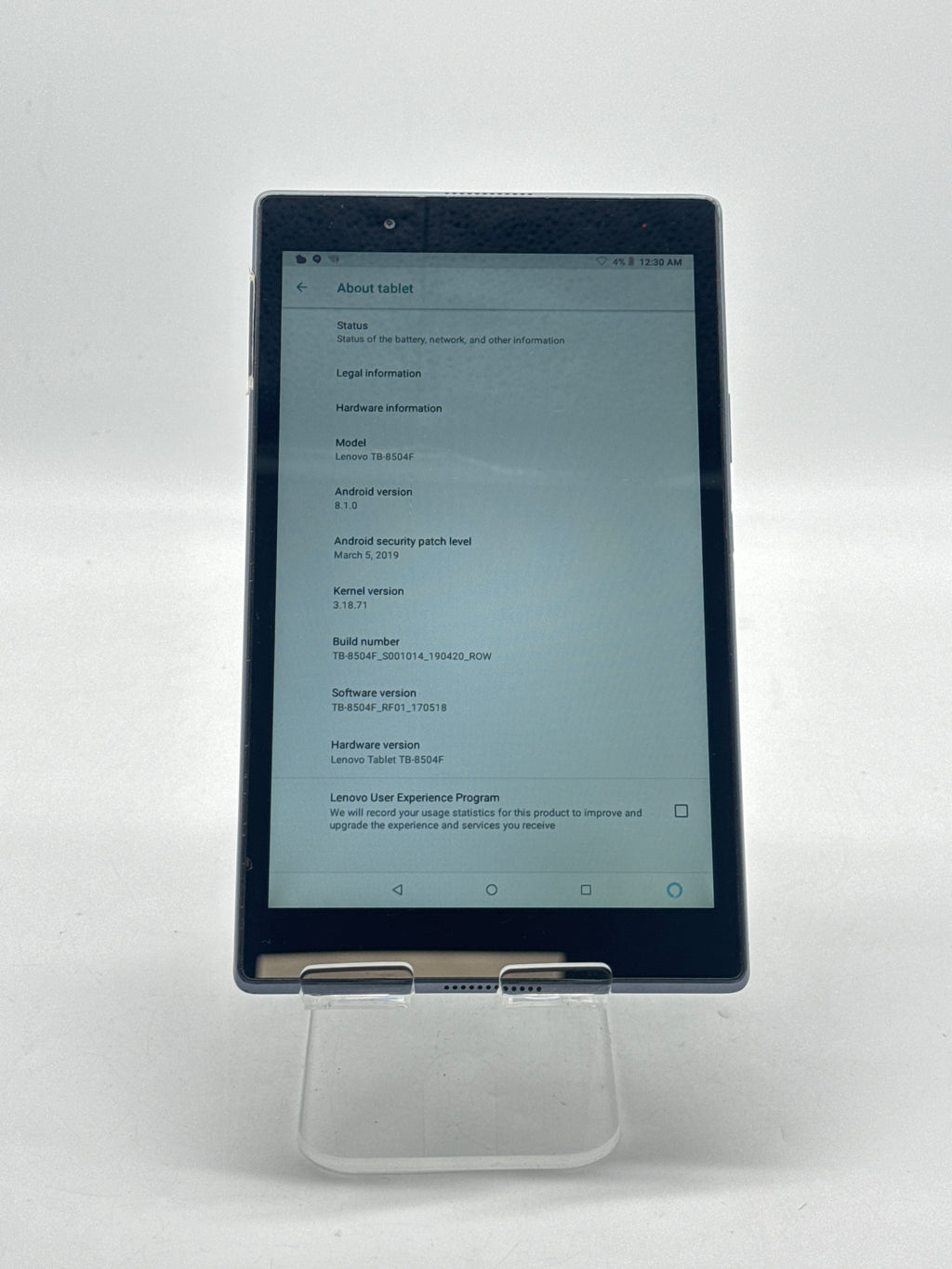 Lenovo Tab 4 8 TB-8504F 16GB Wi-Fi Black - Used