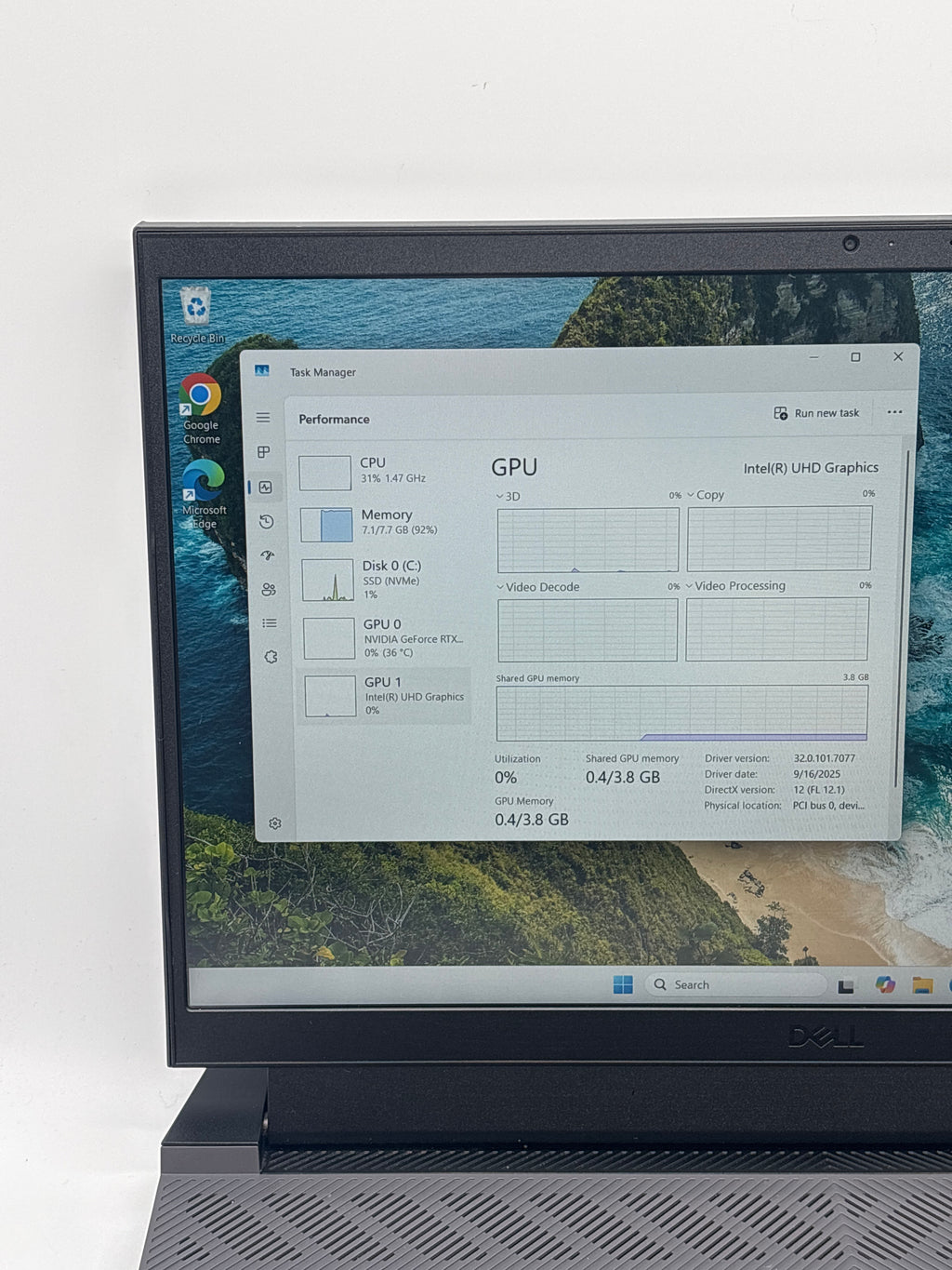 Dell G15 5530 i5-13450HX 8GB RAM 512GB SSD RTX 3050 Used