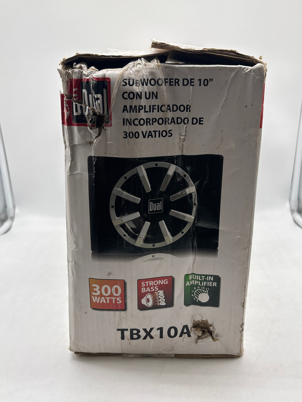 Dual TBX10A 10in Powered Car Subwoofer 300W Black - Open Box