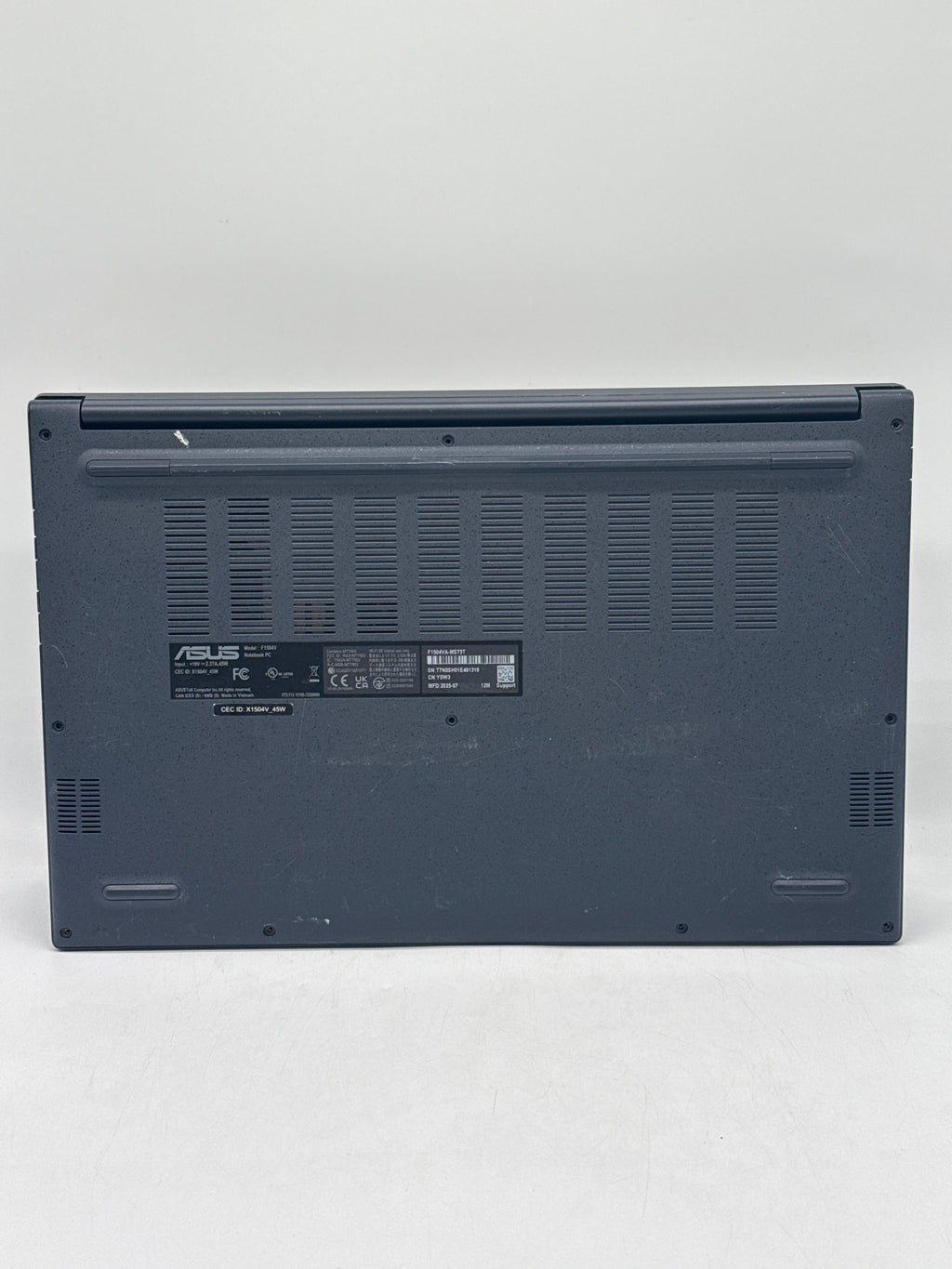 Asus Vivobook 15 F1504V Intel i7 8GB RAM 256GB SSD - Bios Locked/Remotely Managed