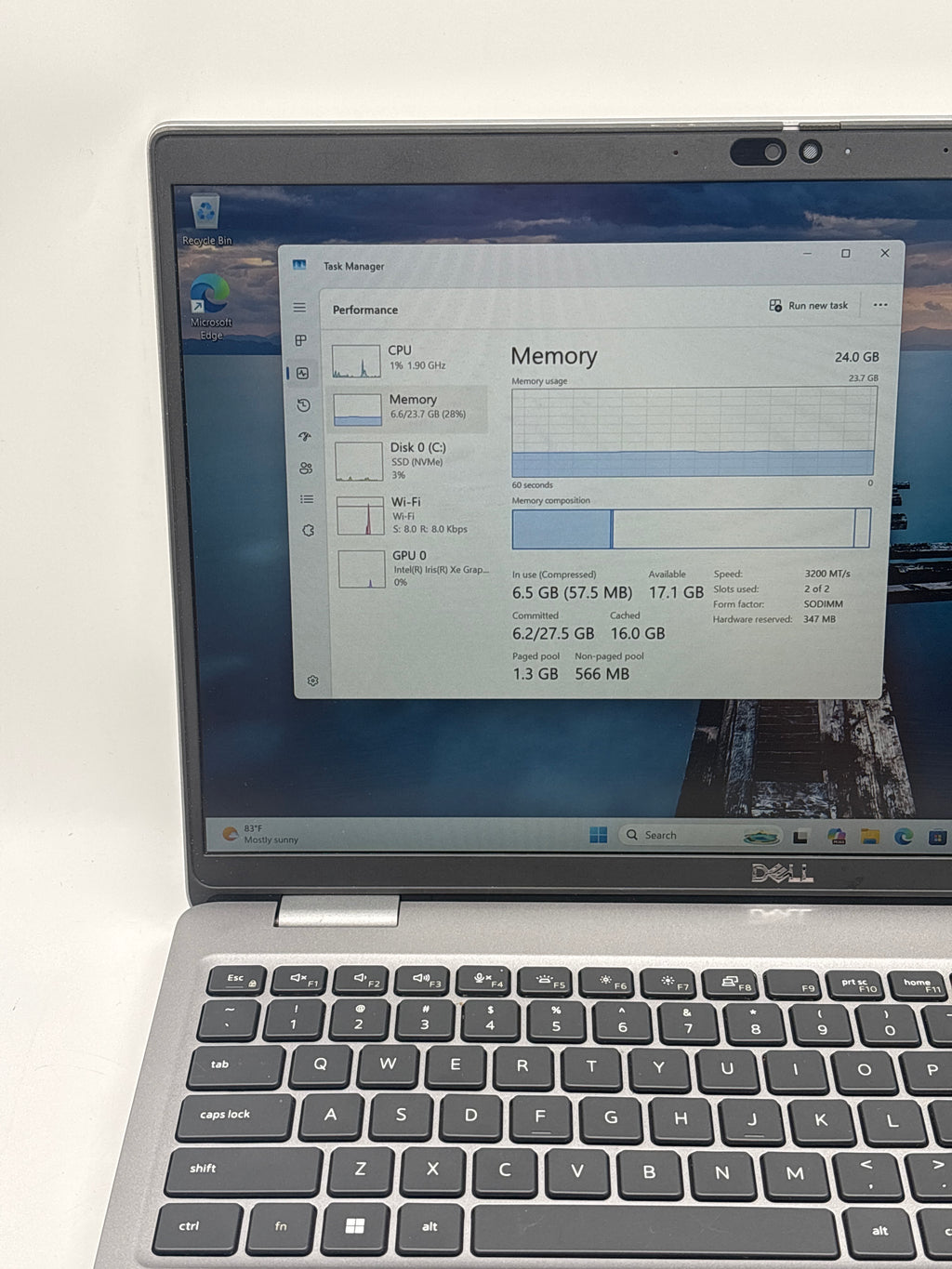 Dell Precision 3580 15.6" i7-1355U 24GB RAM 256GB SSD - Warranty