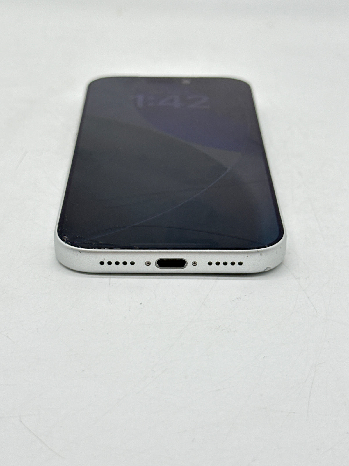 Apple iPhone 17 Pro 256GB AT&T Silver - Check ESN Cracked Screen