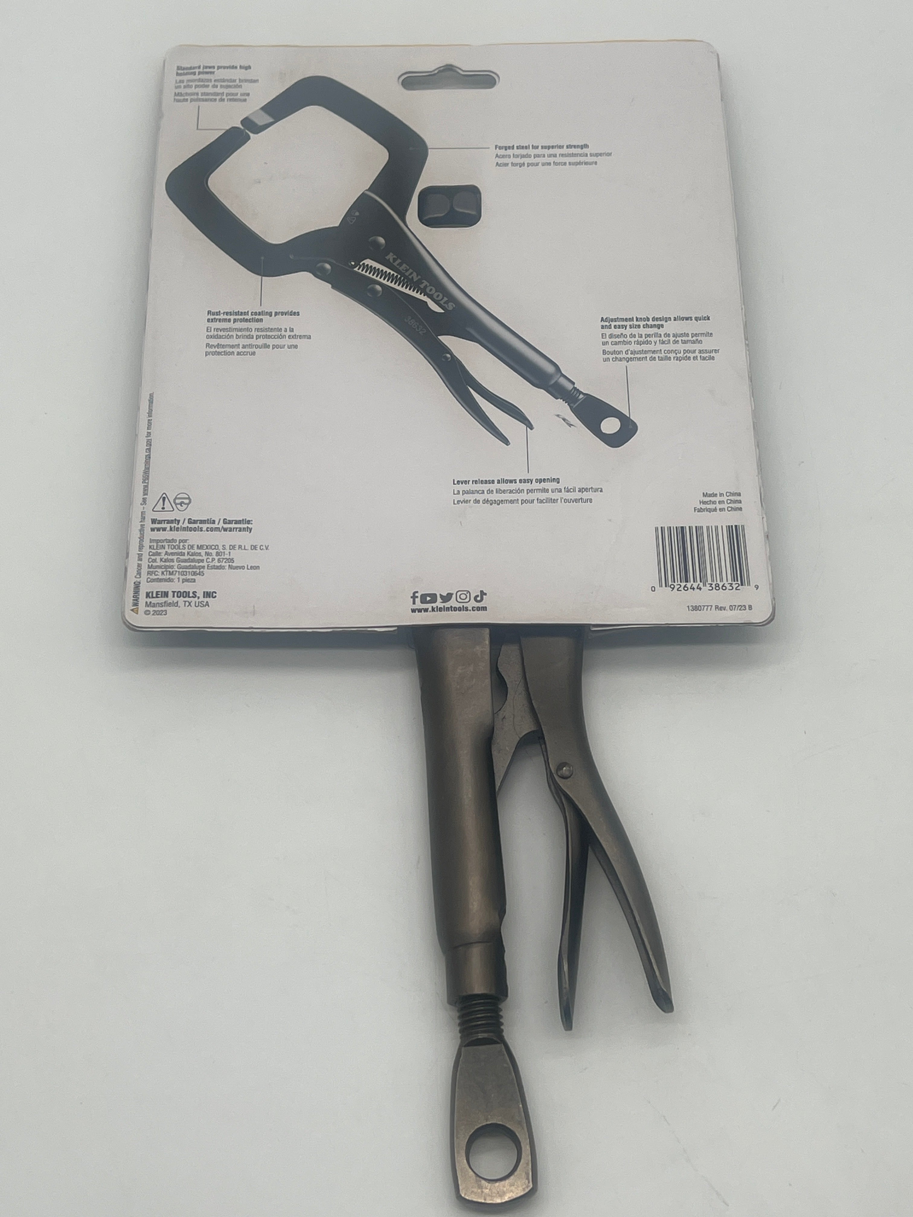 Klein Tools Locking C Clamp Black New In Box