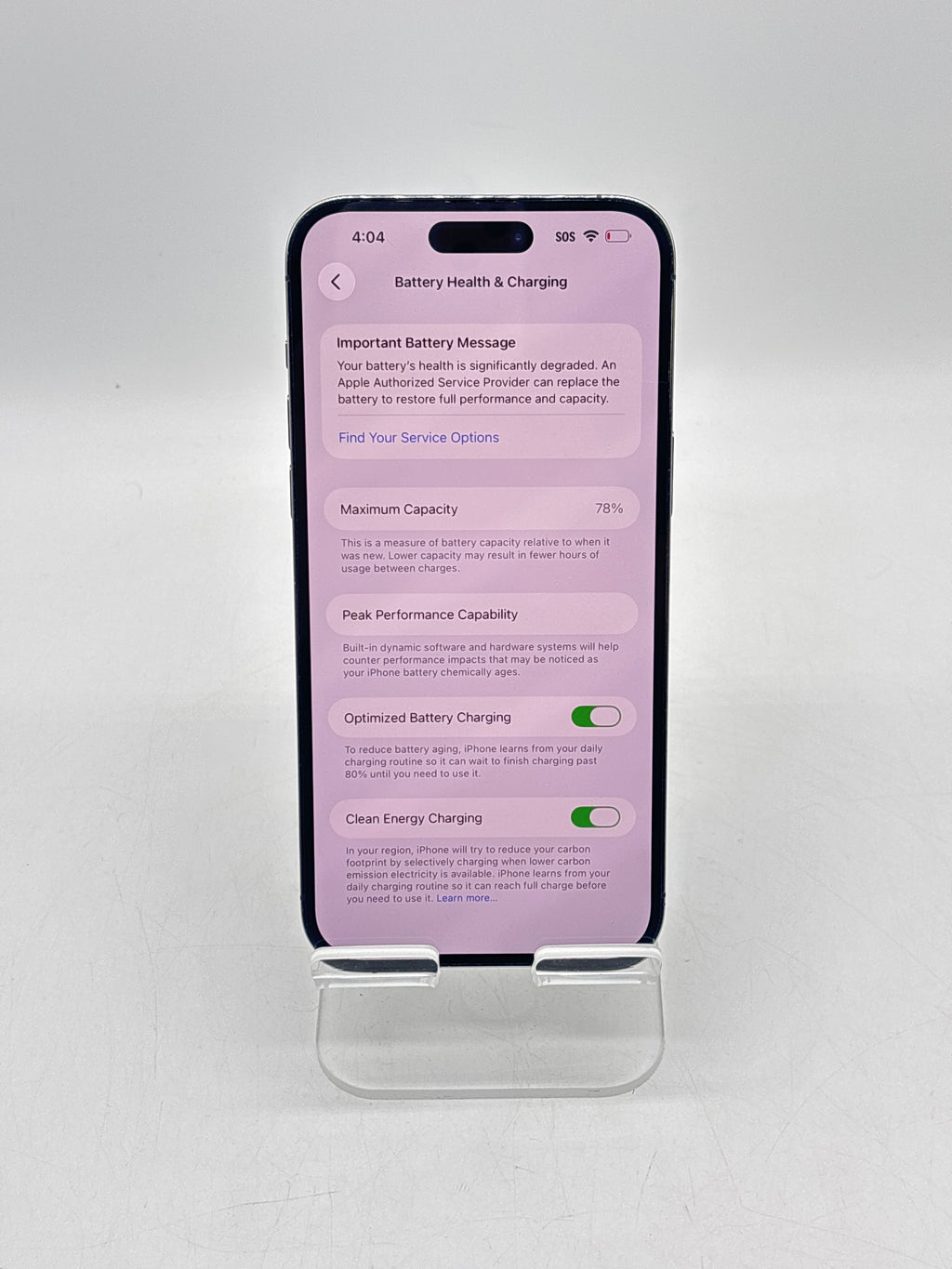 Apple iPhone 14 Pro Max 6.7 in 128 GB Purple Unlocked