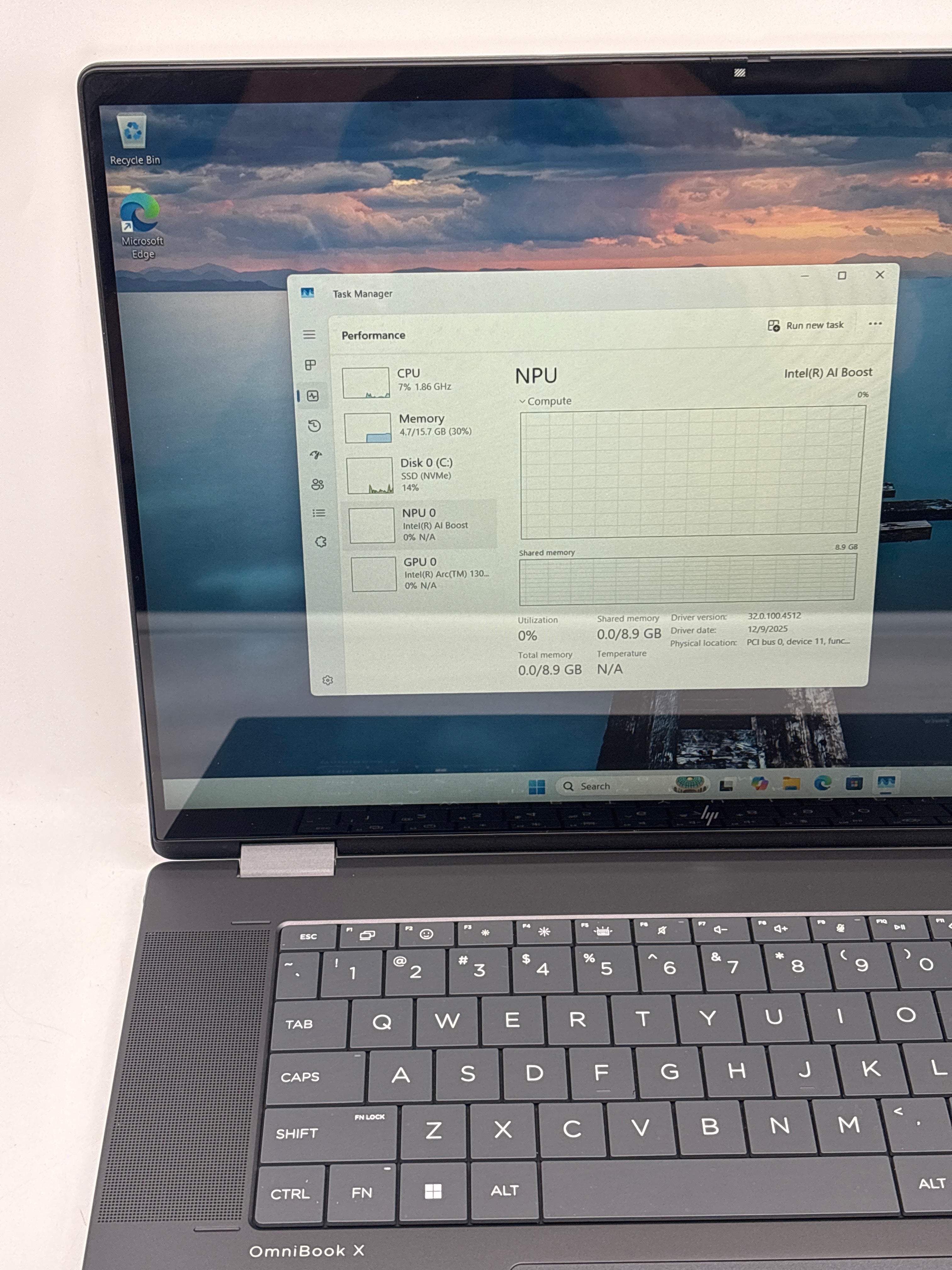 HP OmniBook X Flip 16-as0013dx 16" Core Ultra 5 226V 16GB RAM 512GB SSD - Used