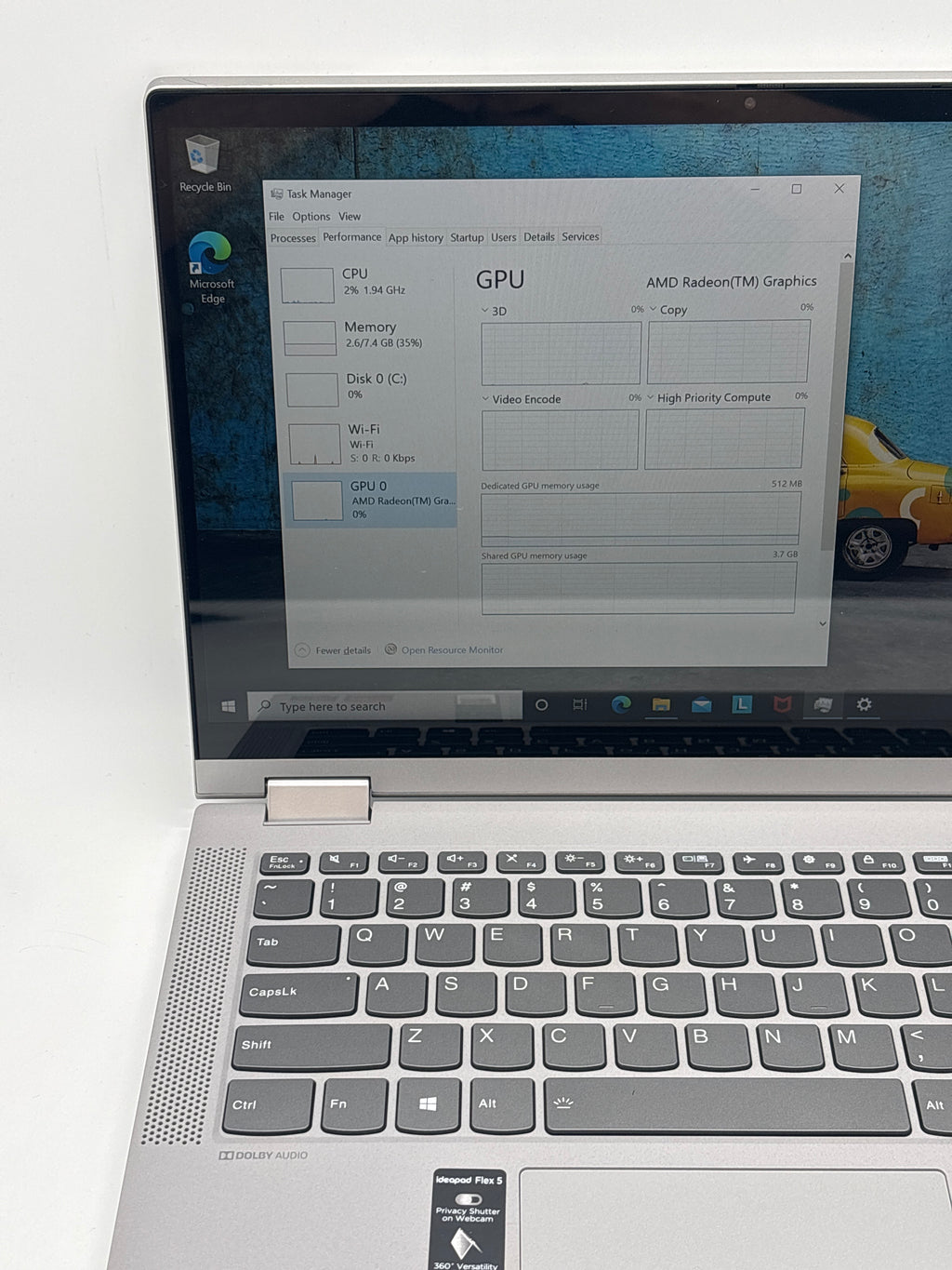 Lenovo Ideapad Flex 5 14ARE05 Ryzen 5 4500U 8GB RAM 256GB SSD