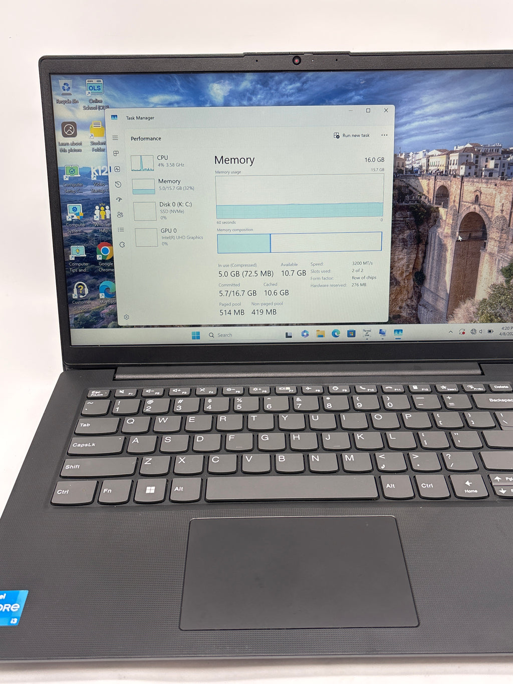 Lenovo V14 G4 14" Core i3-1315U 16GB RAM 256GB SSD - Used