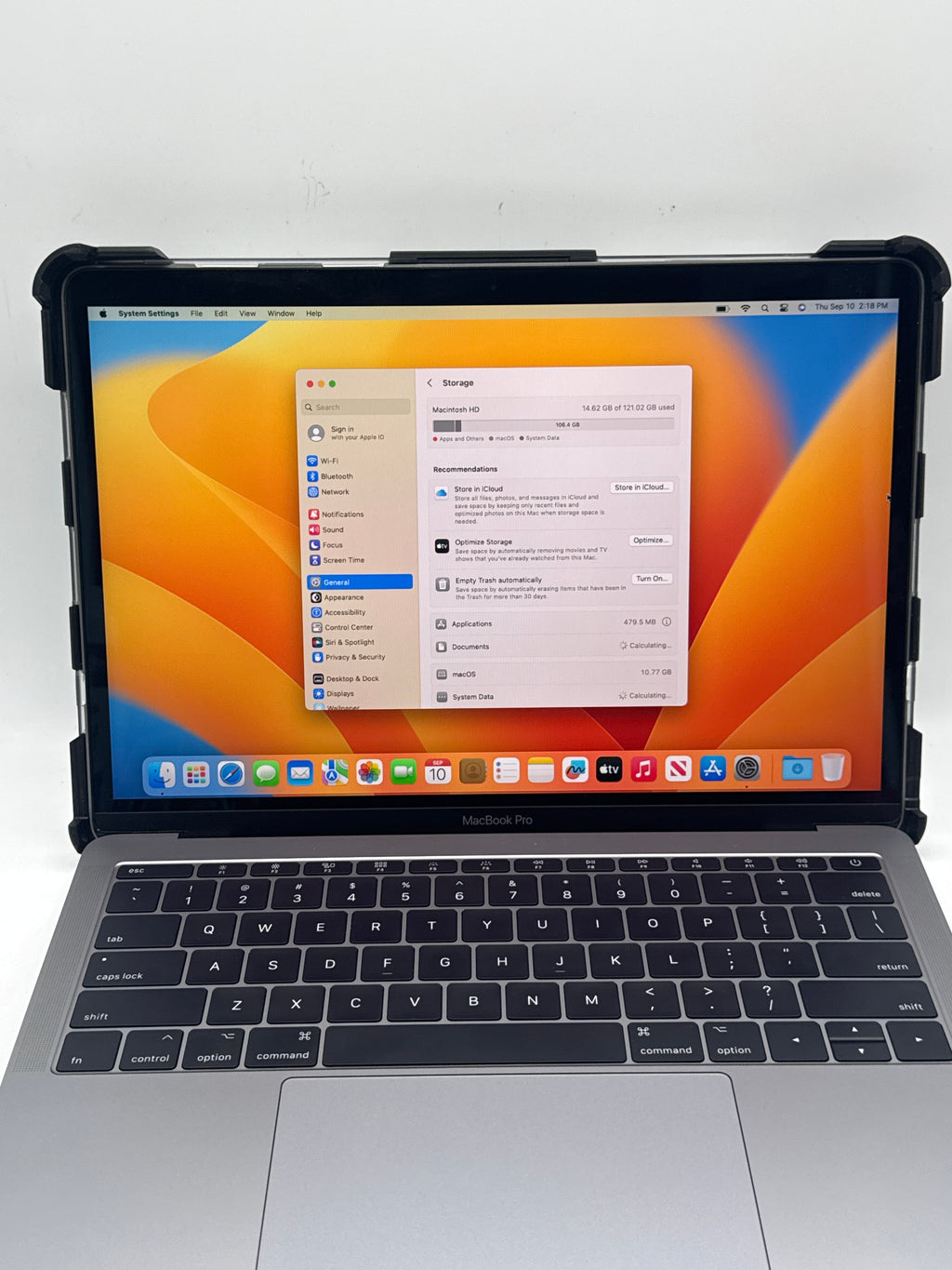 Apple MacBook Pro 13" A1708 2017 i5 8GB RAM 128GB SSD - Used