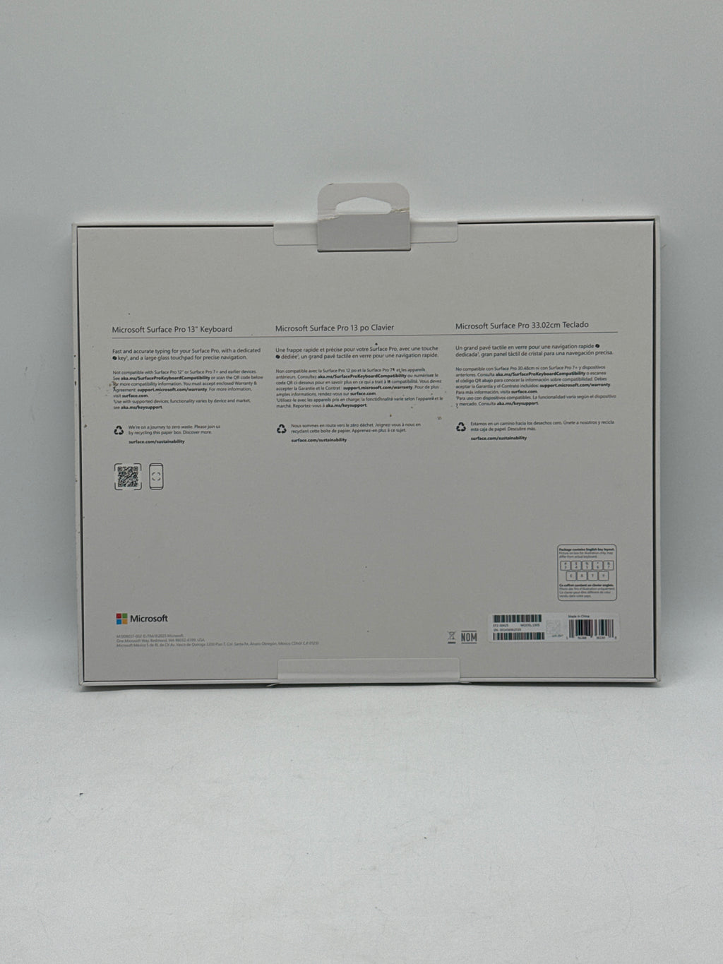 Microsoft Surface Pro 13" Keyboard Model 1905 Black New In Box