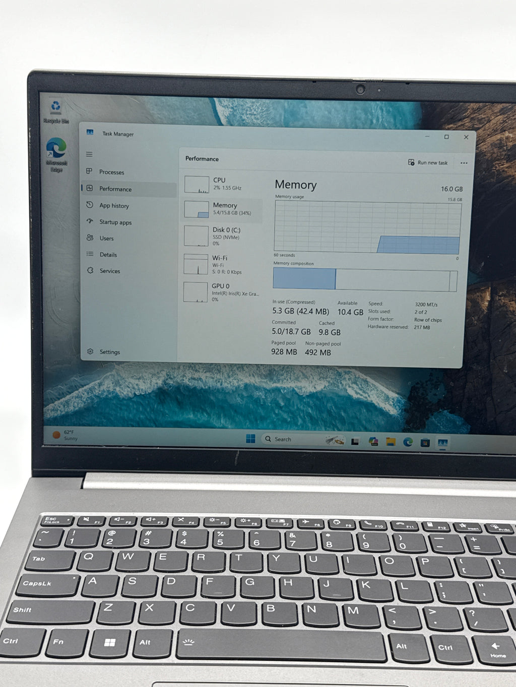 Lenovo ThinkBook 15 G2 ITL Touch i7-1165G7 16GB 512GB - For Parts (READ DESC)
