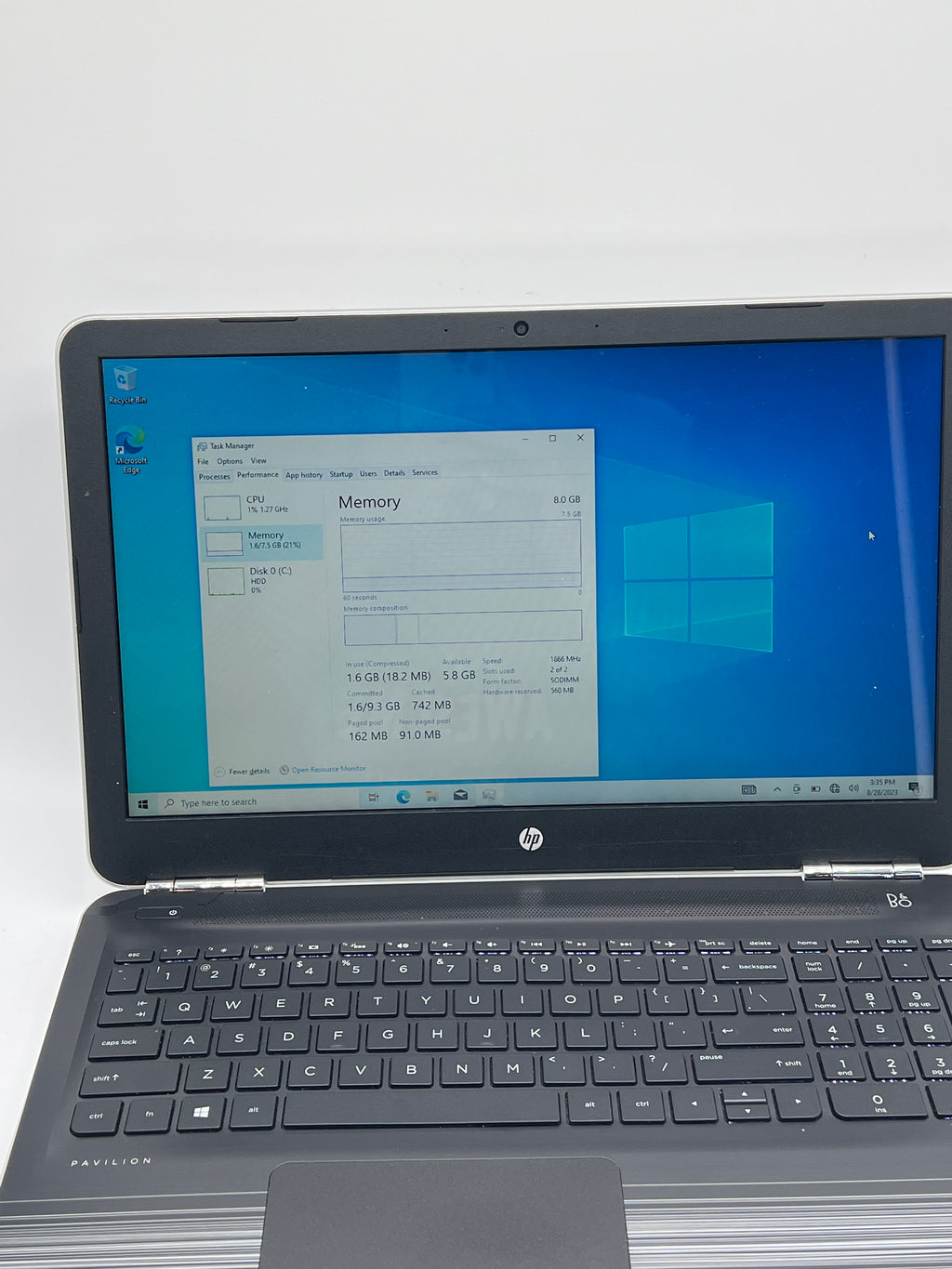 HP Pavilion 15-aw053nr AMD A12-9700P 8GB RAM 1TB HDD - For Parts (Read)