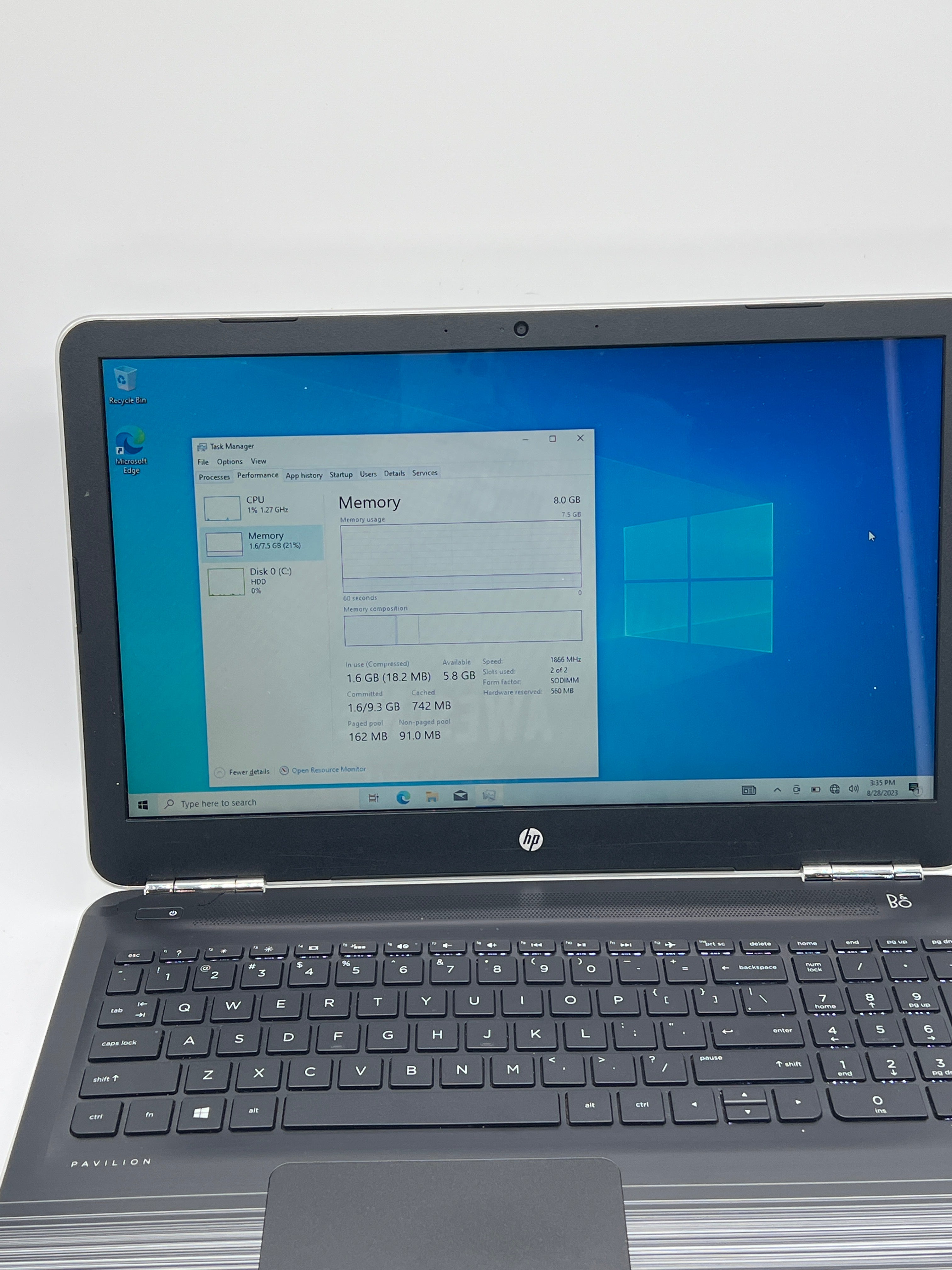 HP Pavilion 15-aw053nr AMD A12-9700P 8GB RAM 1TB HDD - For Parts (Read)