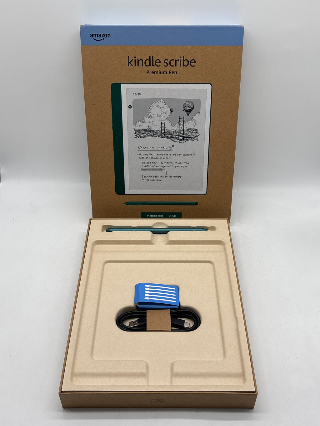 Amazon Kindle Scribe 64GB Metallic Jade C4A6T4 - Used With Box