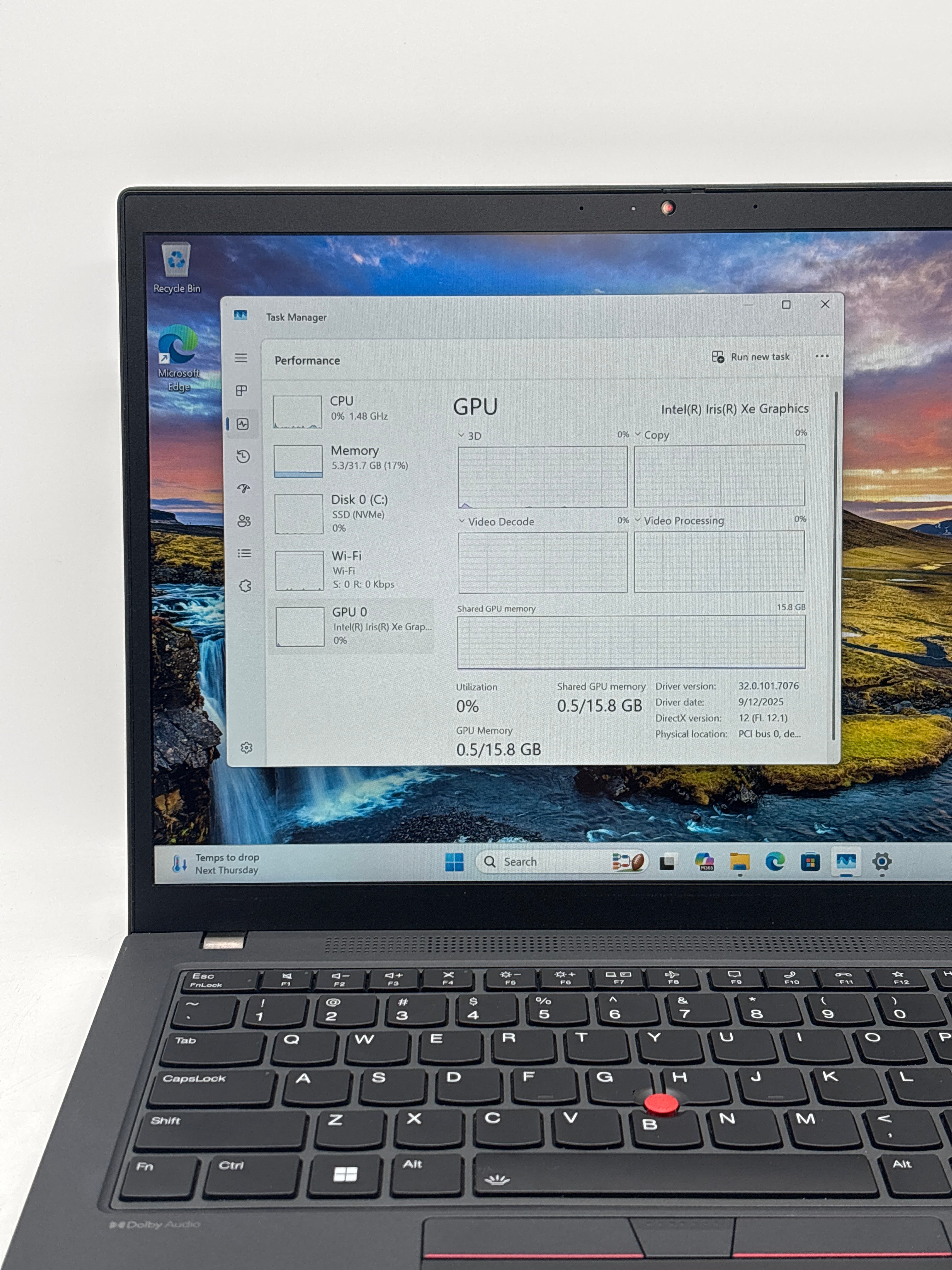 Lenovo ThinkPad T14 Gen 4 i5-1345U 32GB RAM 256GB SSD - Remotely Managed