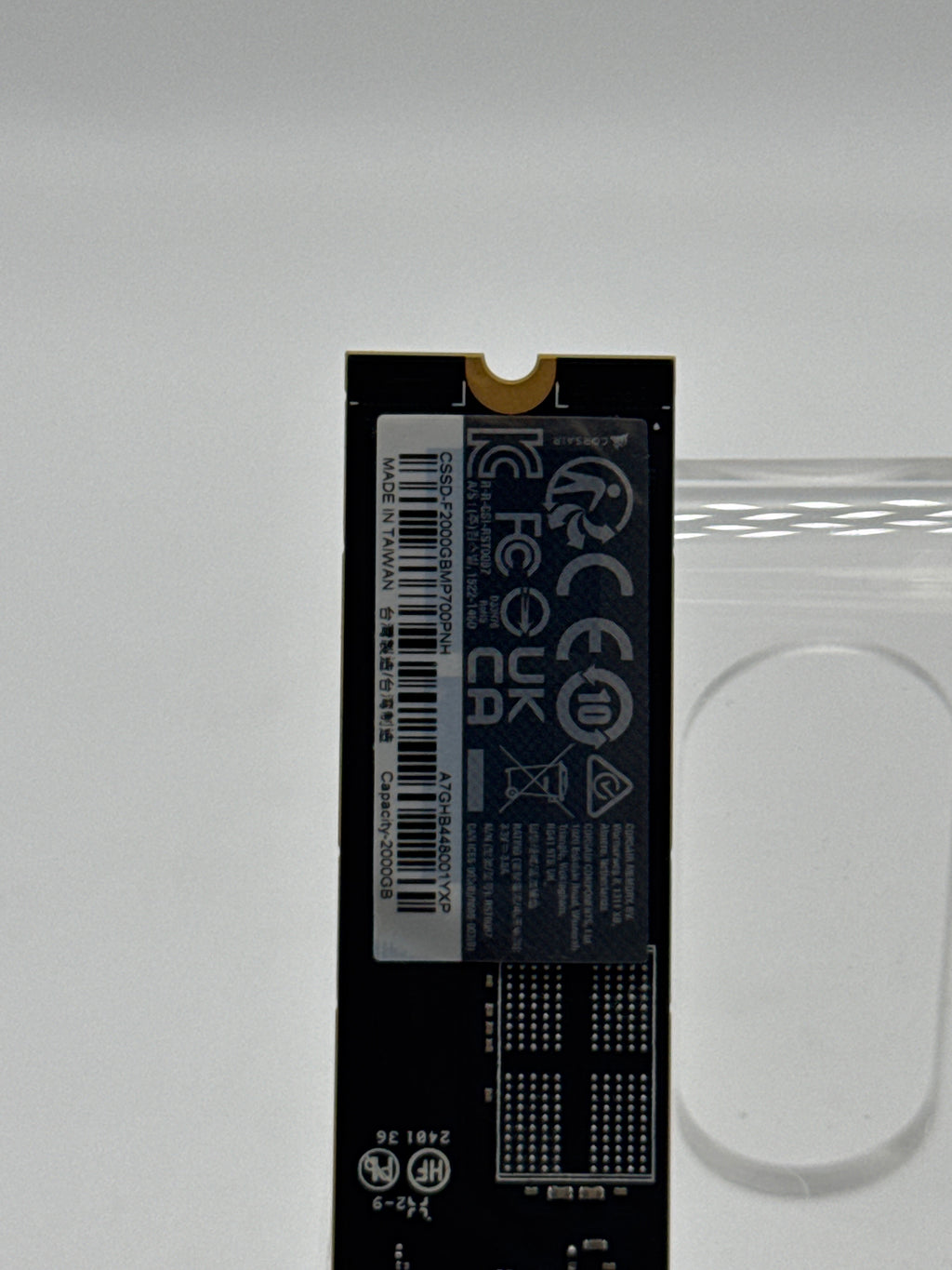 Corsair MP700 Pro 2TB M.2 NVMe Gen5 SSD CSDD-F2000GBMP700PNH Black - Used
