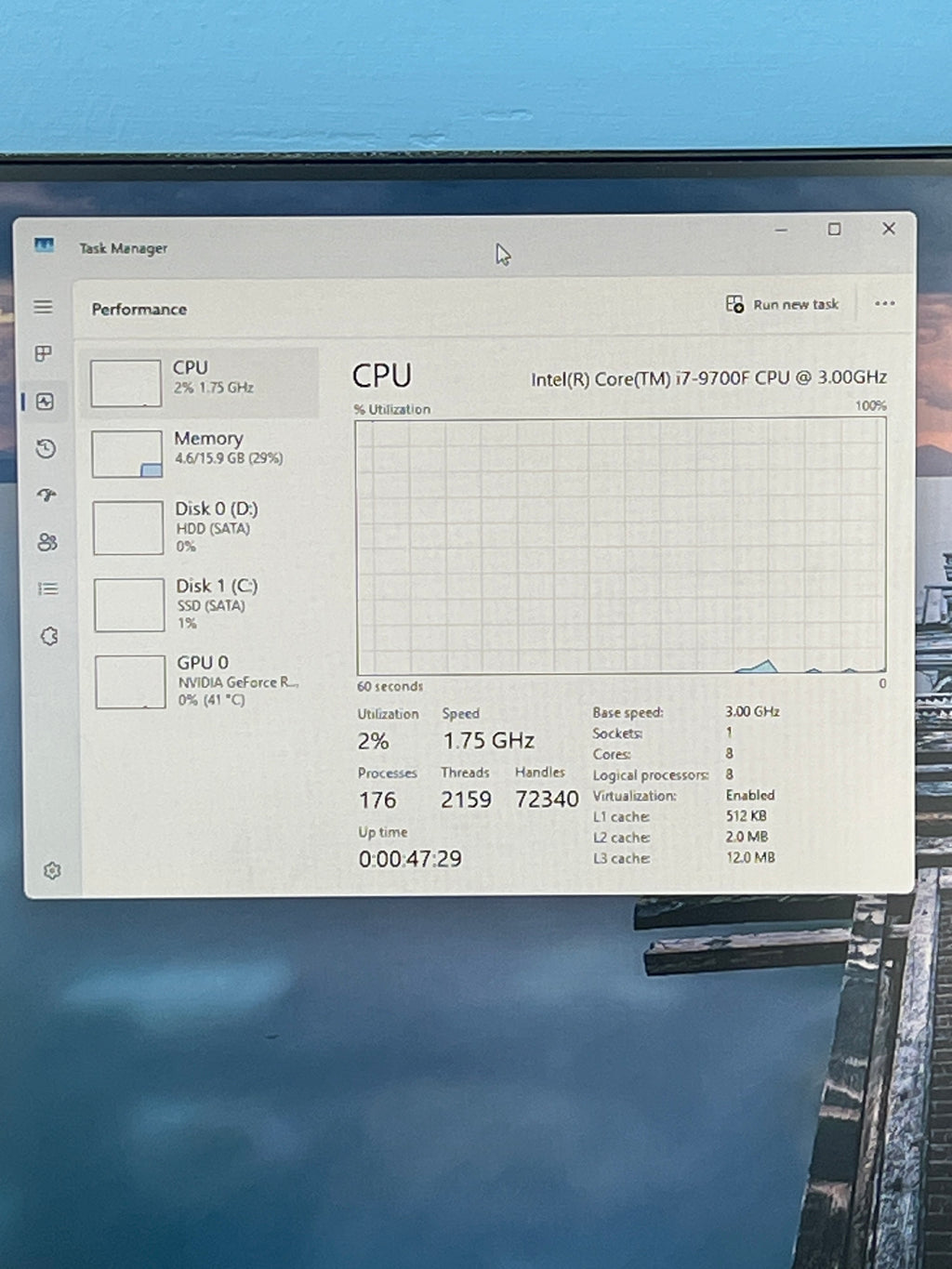 Custom PC i7-9700F 16GB RAM 1TB HDD + 512 GB SSD RTX 2070 Super - Used
