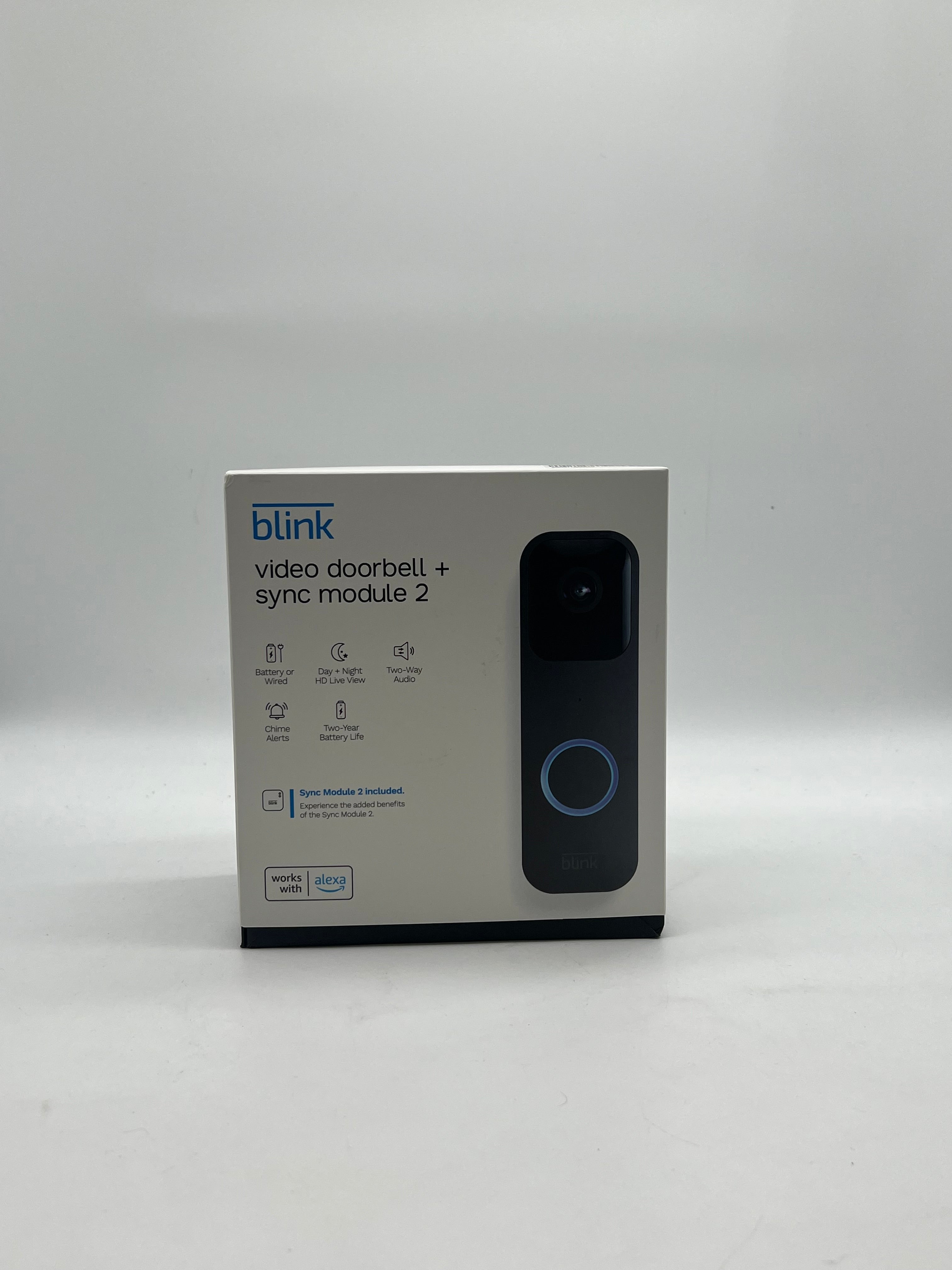 Blink Video Doorbell +Sync Module - New In Box