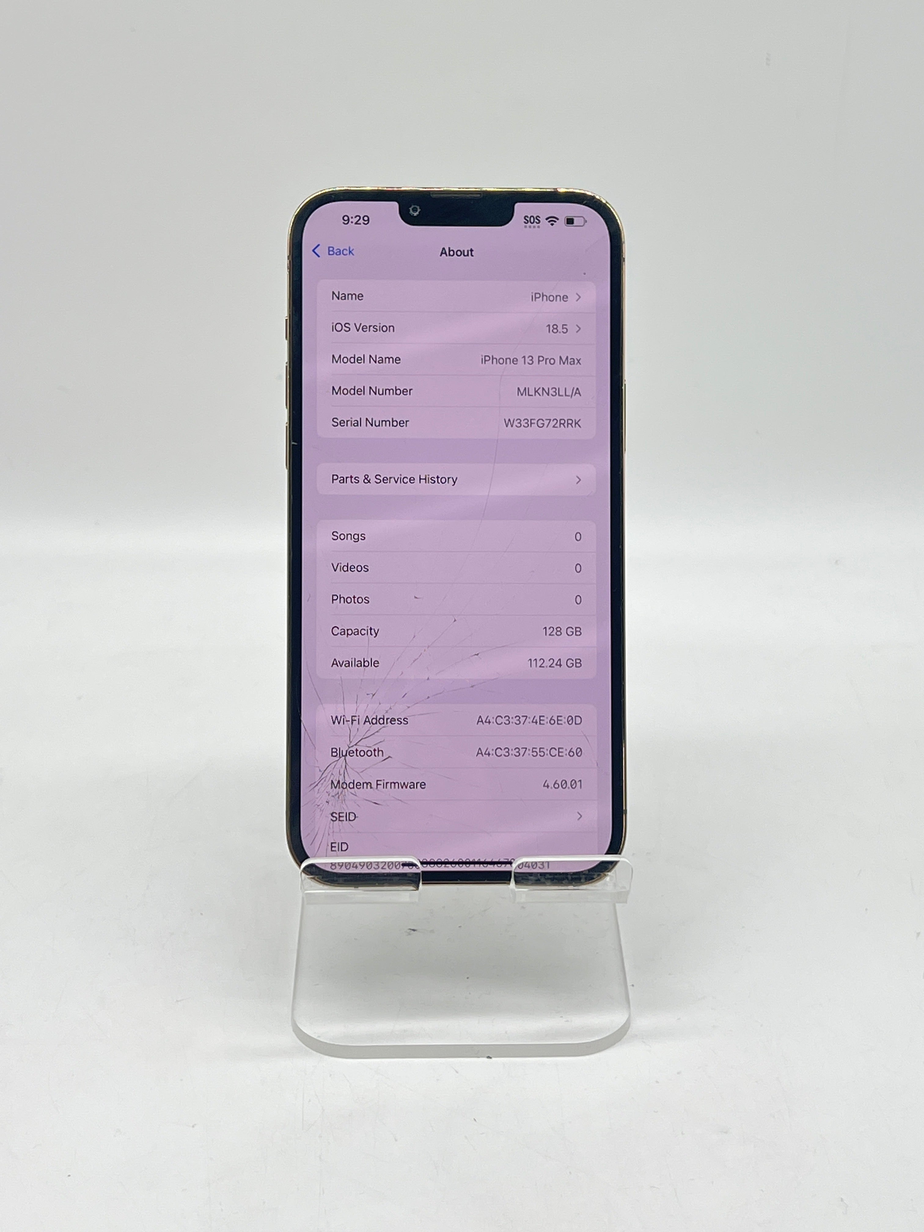 Apple iPhone 13 Pro Max 128GB Spectrum - For Parts (Read)
