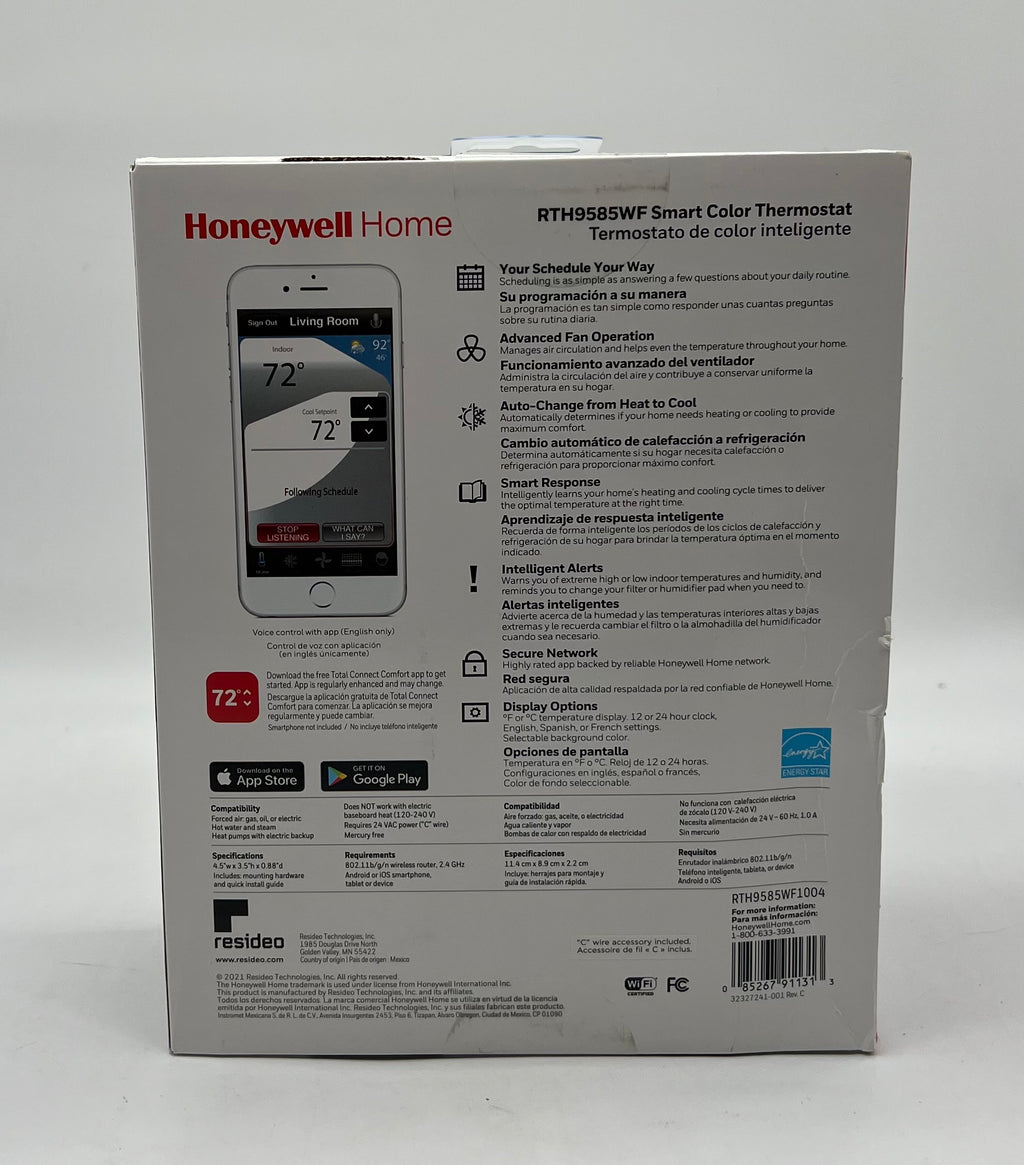 Honeywell RTH9585WF Smart Thermostat Accessory - New In Box