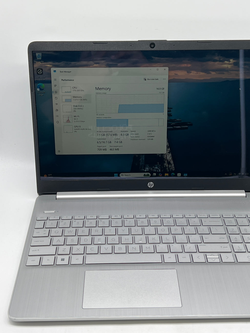 HP Laptop 15-dy5xxx i7-1225u 16GB RAM 512GB SSD Touch - Used