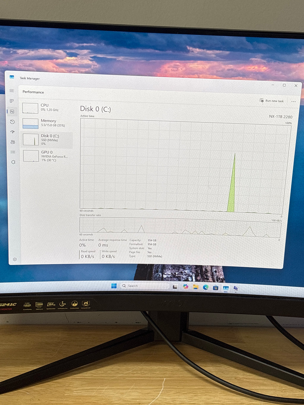 Custom PC Intel Core i5-12400F 16GB RAM 1TB SSD RTX 3050 - Used