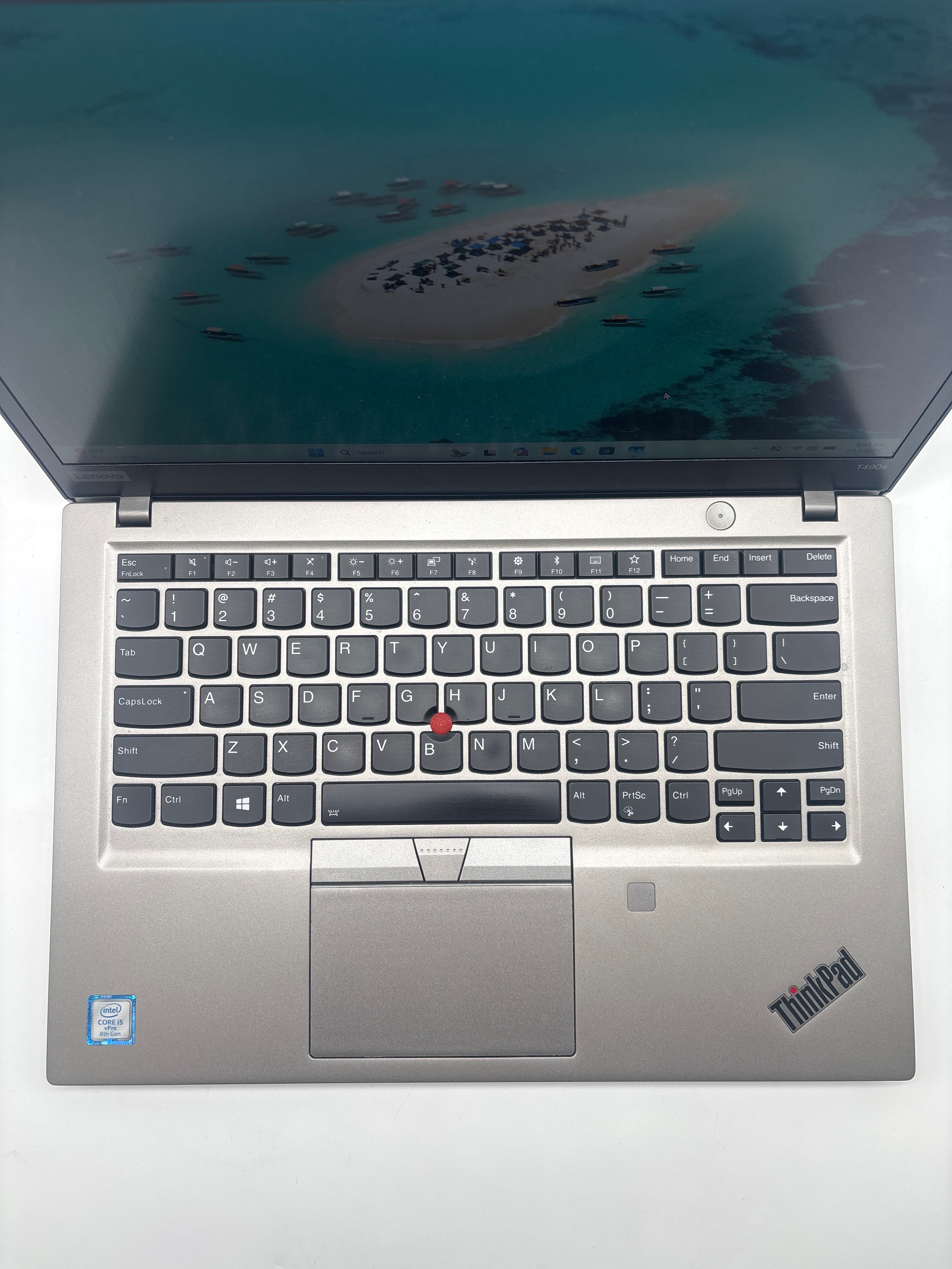 Lenovo T490S i5-8365U 16GB RAM 256GB SSD - For Parts (Left Click Issue)
