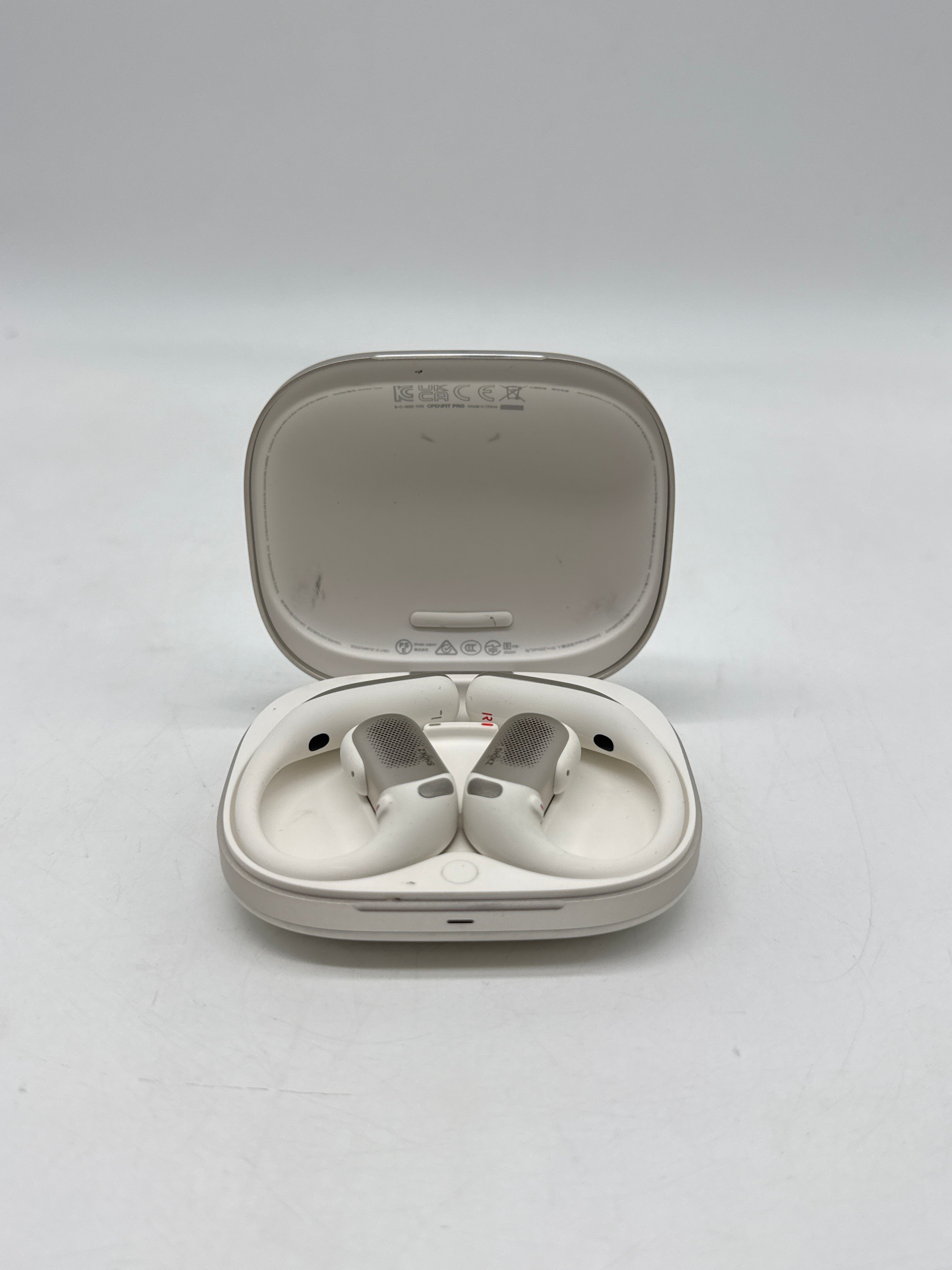 Shokz OpenFit Pro True Wireless Open-Ear Earbuds White - Used