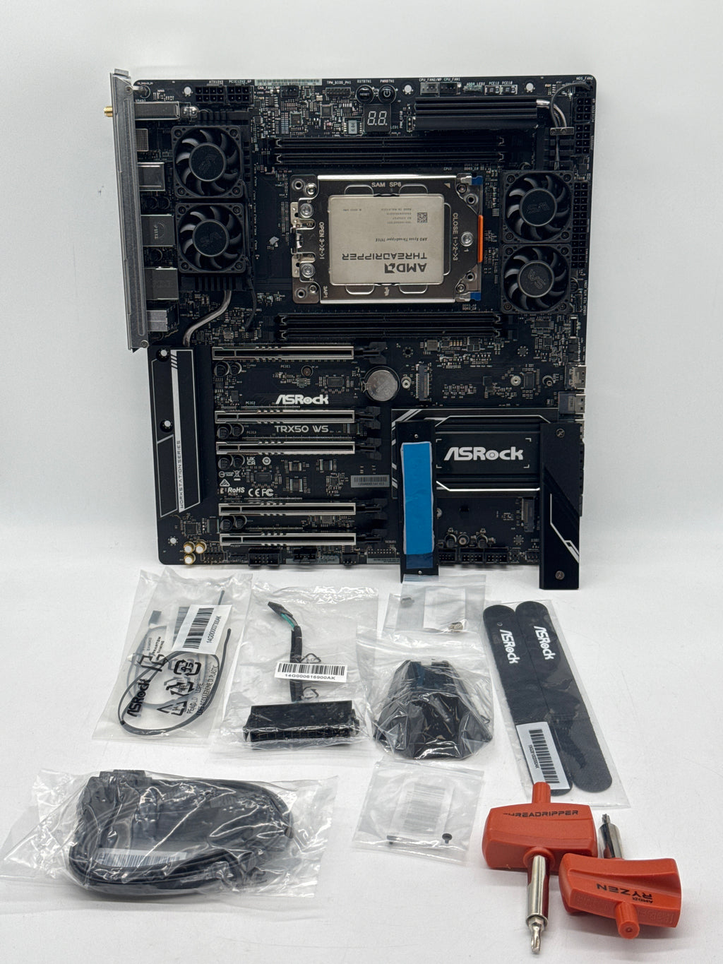 ASRock Pro WS TRX50-SAGE WiFi A + AMD Ryzen Threadripper 7970X Bundle