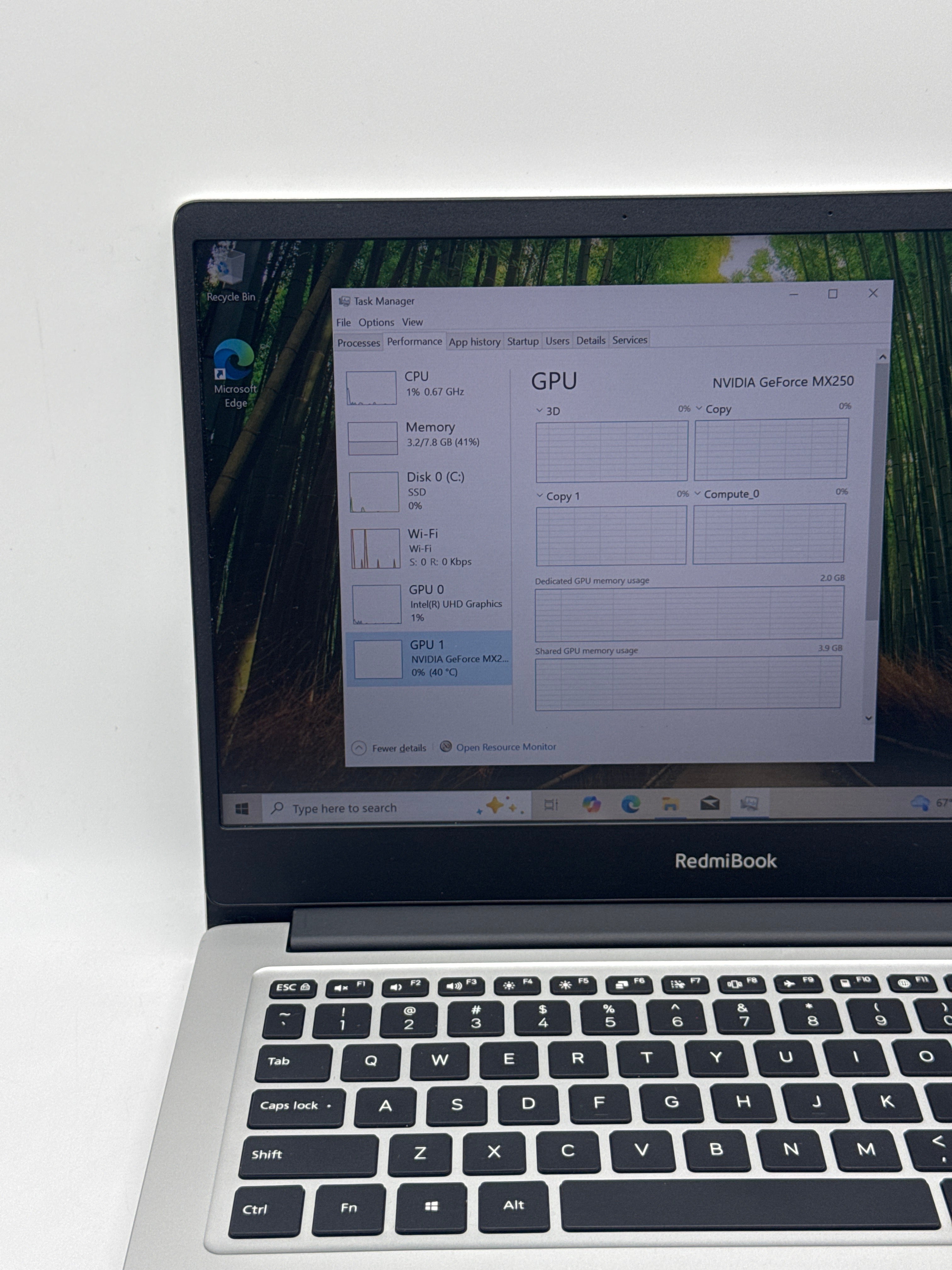 Xiaomi RedmiBook 14 i5-10210U 8GB RAM 512GB SSD GeForce MX250