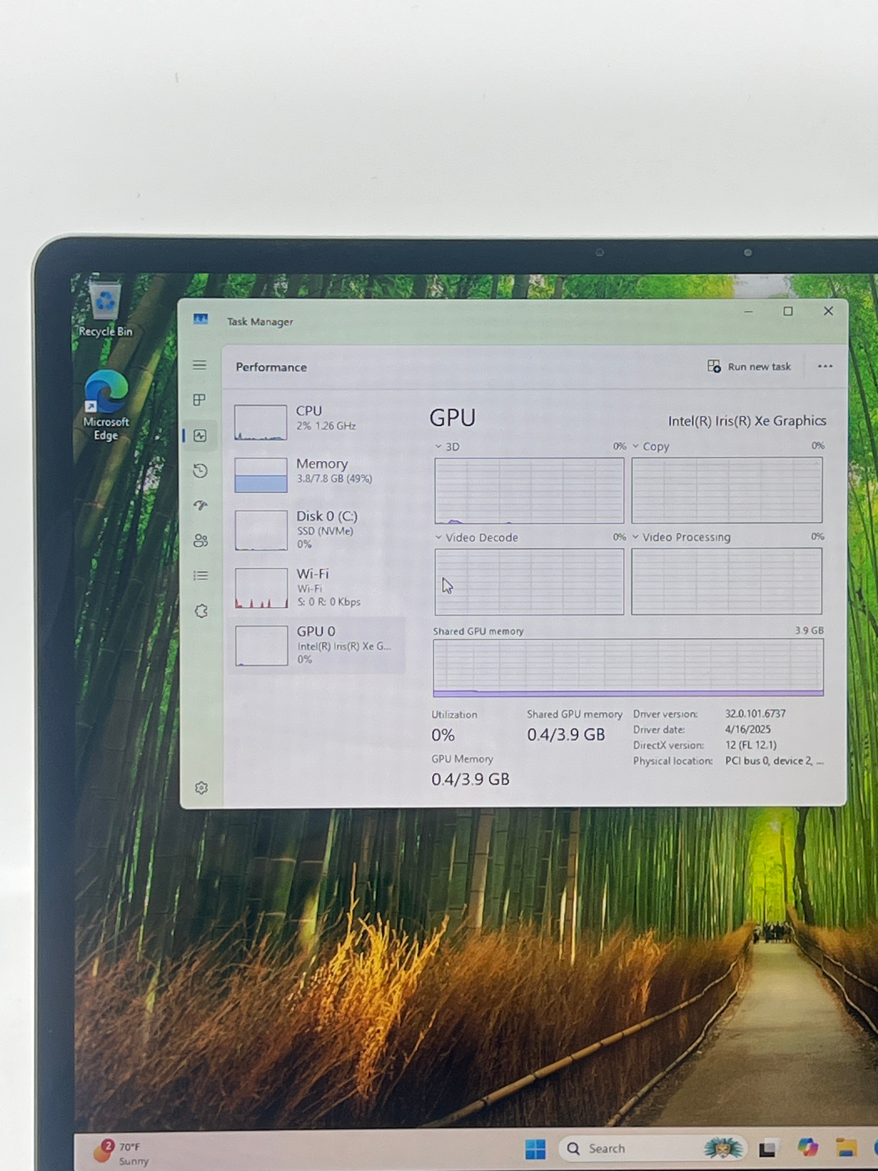 Microsoft Surface Laptop Go 2 i5-1135G7 8GB RAM 128GB SSD Touchscreen