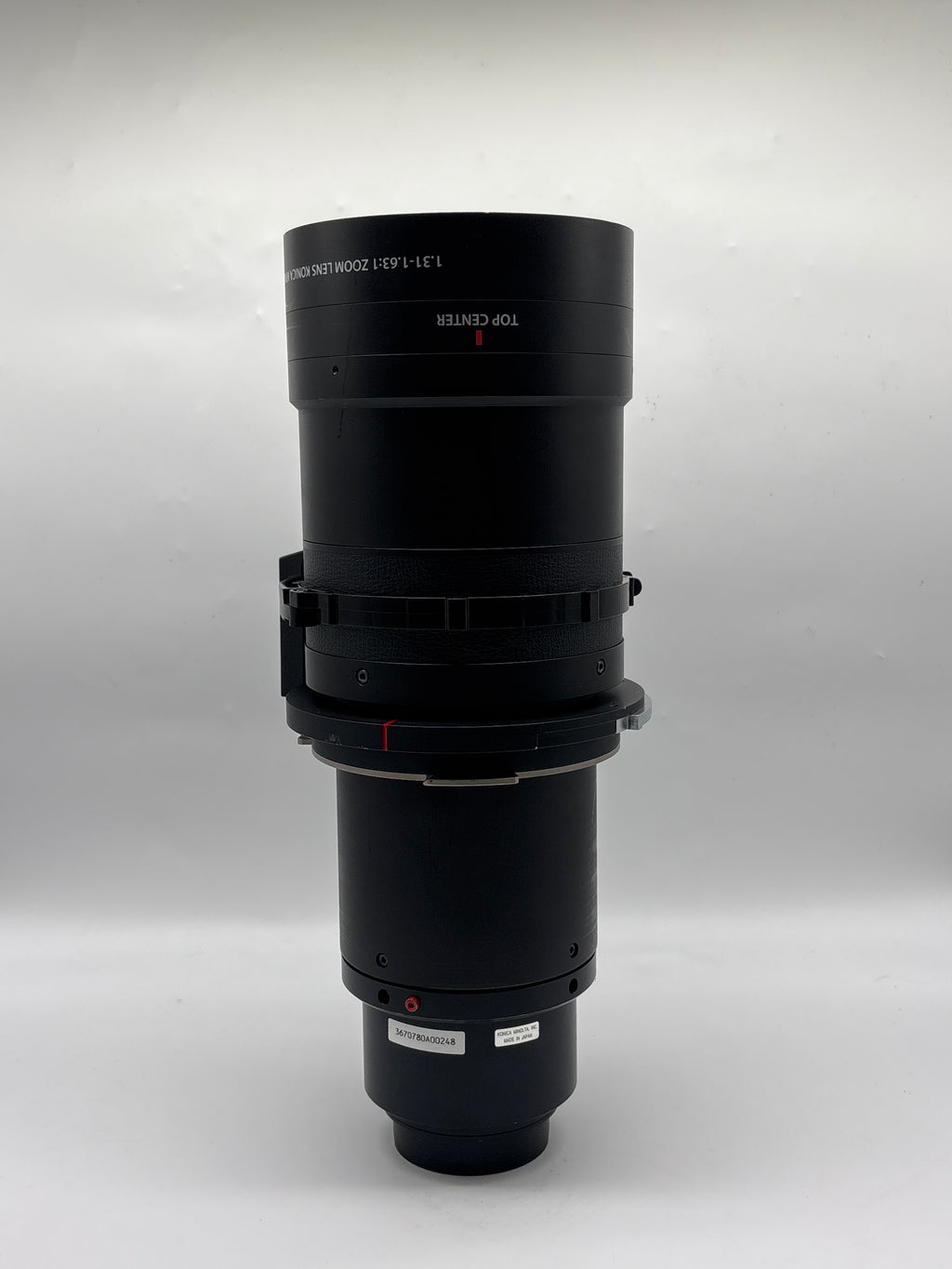 Konica Minolta 1.31-1.63 1 Standard Zoom Projection Lens Black - For Parts