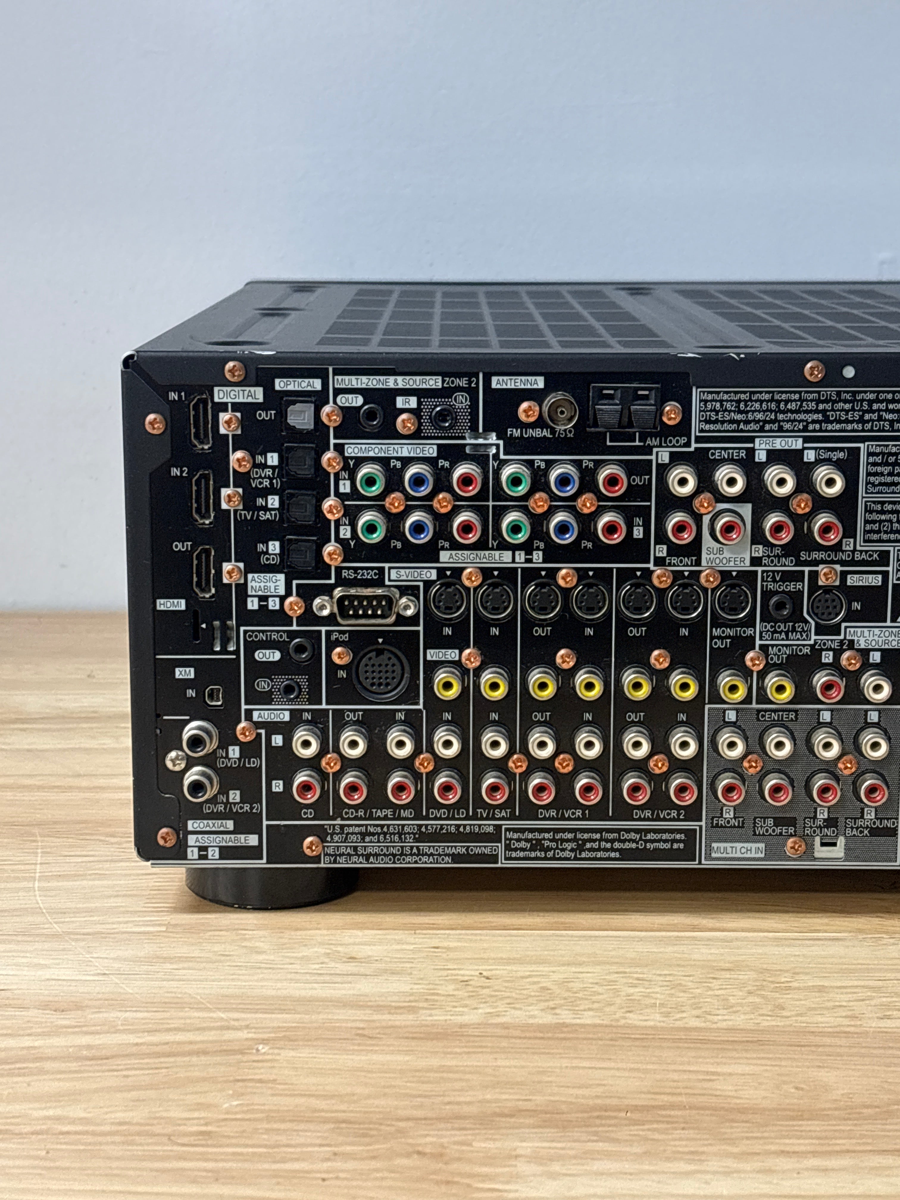 Pioneer VSX-91TXH A/V Receiver 7.1 Channel Black Used