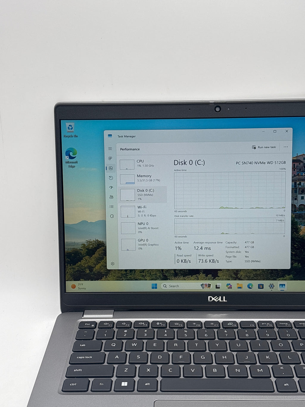 Dell Latitude 5350 Ultra 7 165U 32GB RAM 512 GB SSD