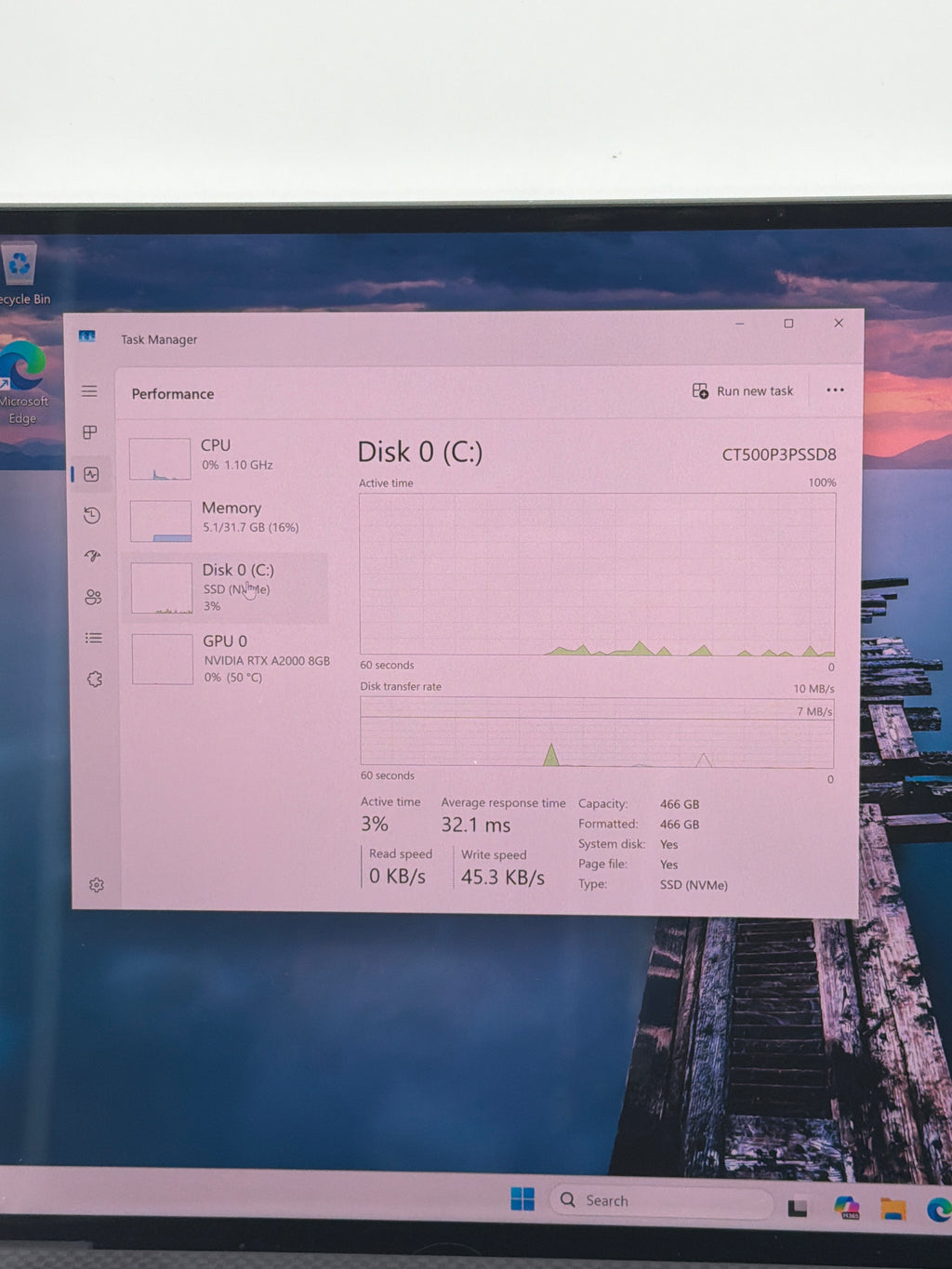 Dell Precision 5570 15.6" i9-12900H 32GB RAM 1TB SSD RTX A2000 Used