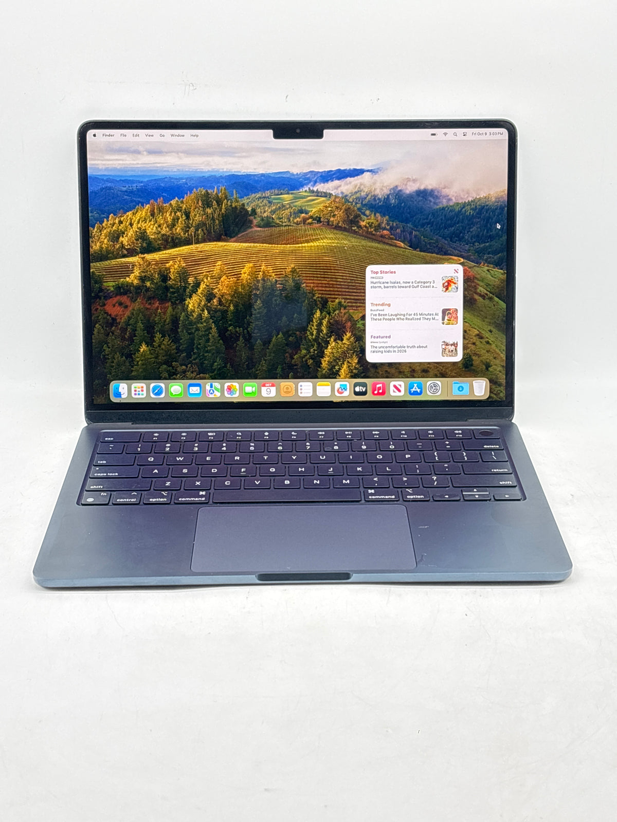 Apple MacBook Air 13in M3 A3113 8GB RAM 512GB SSD Midnight - Used