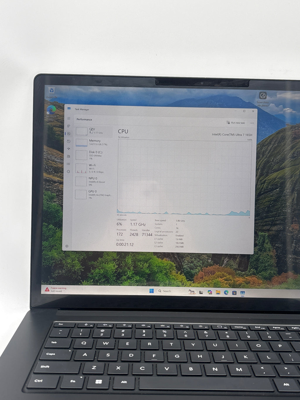 Microsoft Surface Laptop 6 2035 Ultra 7 165H 32GB RAM 512GB SSD - Used